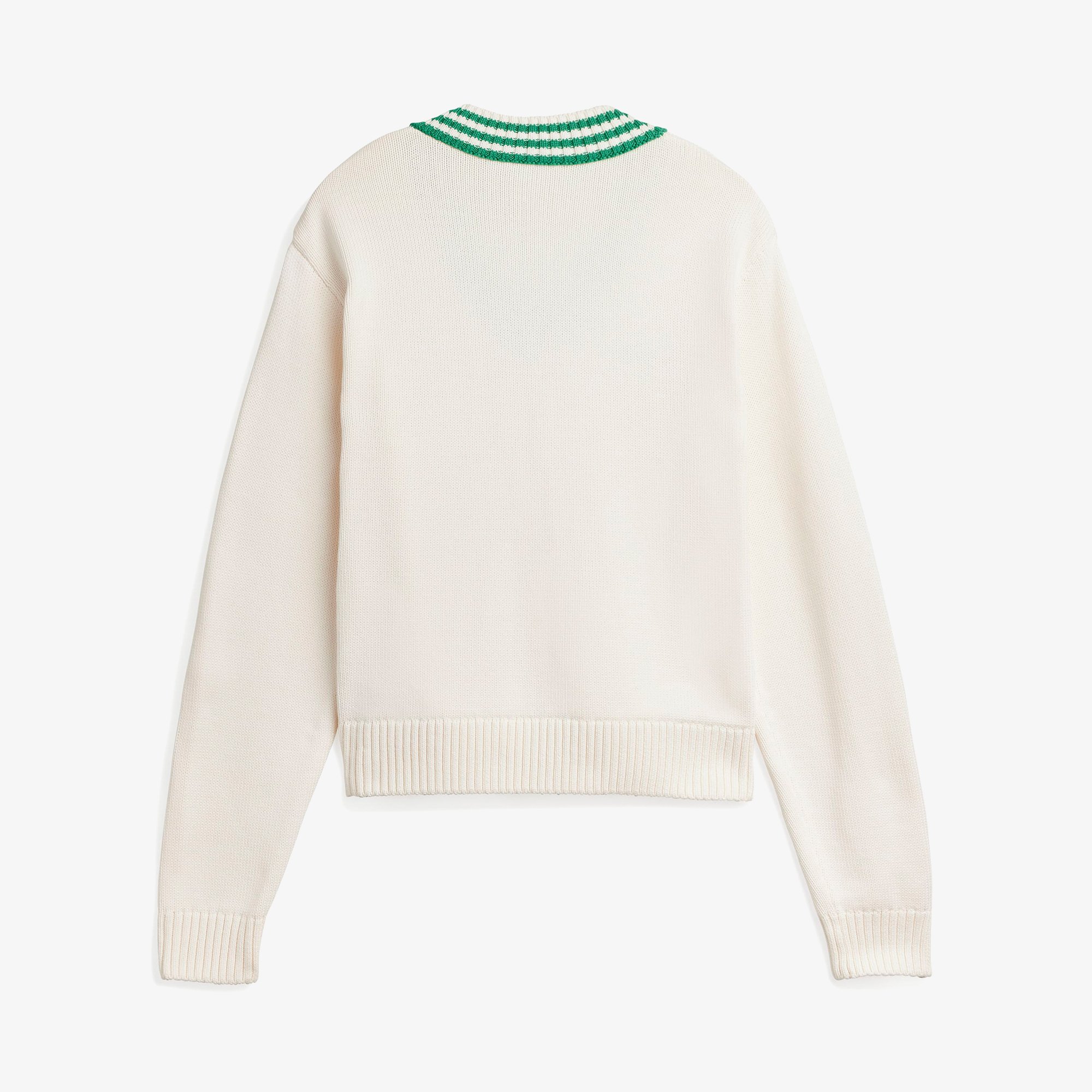 adidas x Sporty & Rich V-Neck Sweater 'Off White'