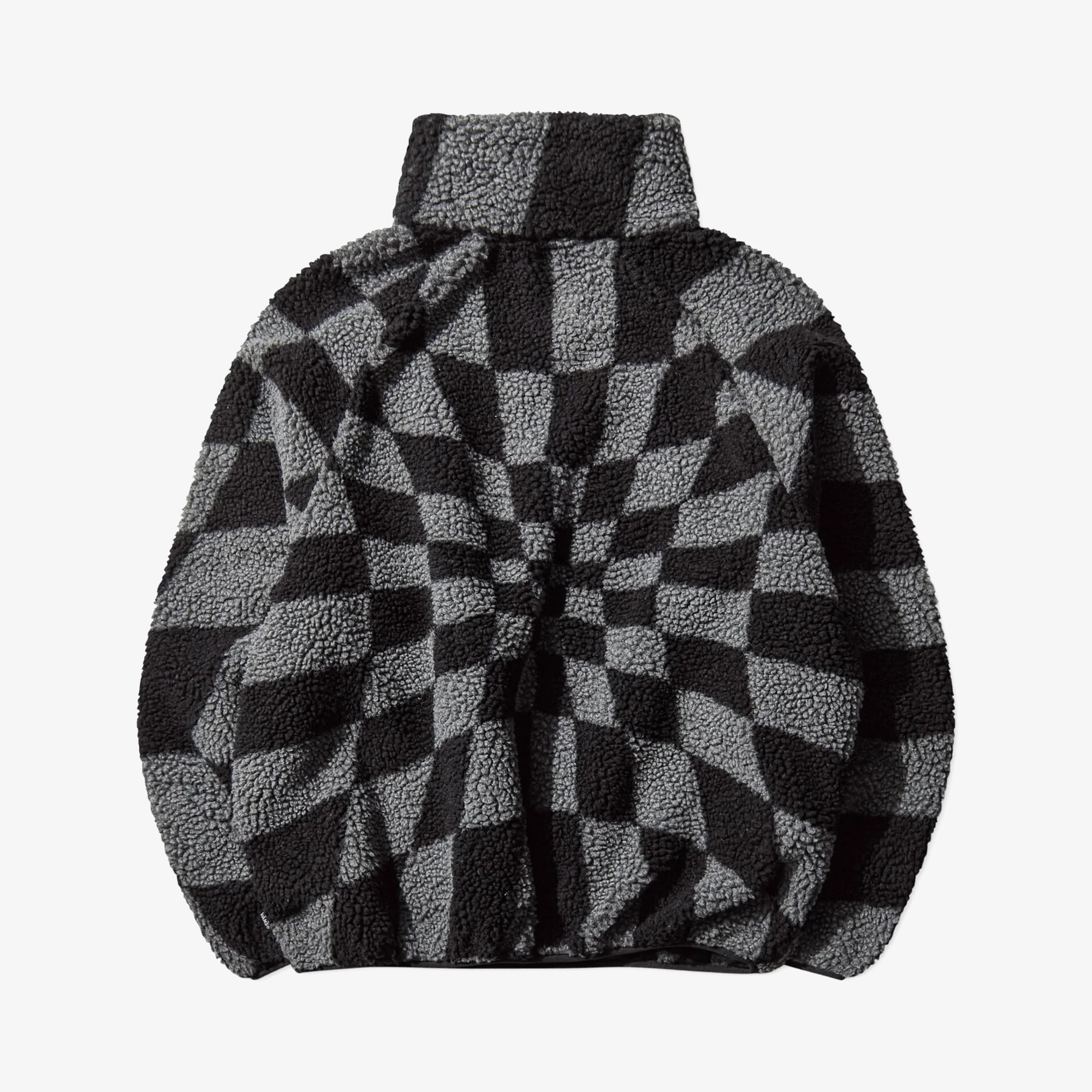 Slam Jam x Vans A.O.D. Relief Check Fleece Jacket 'Smoked Pearl'