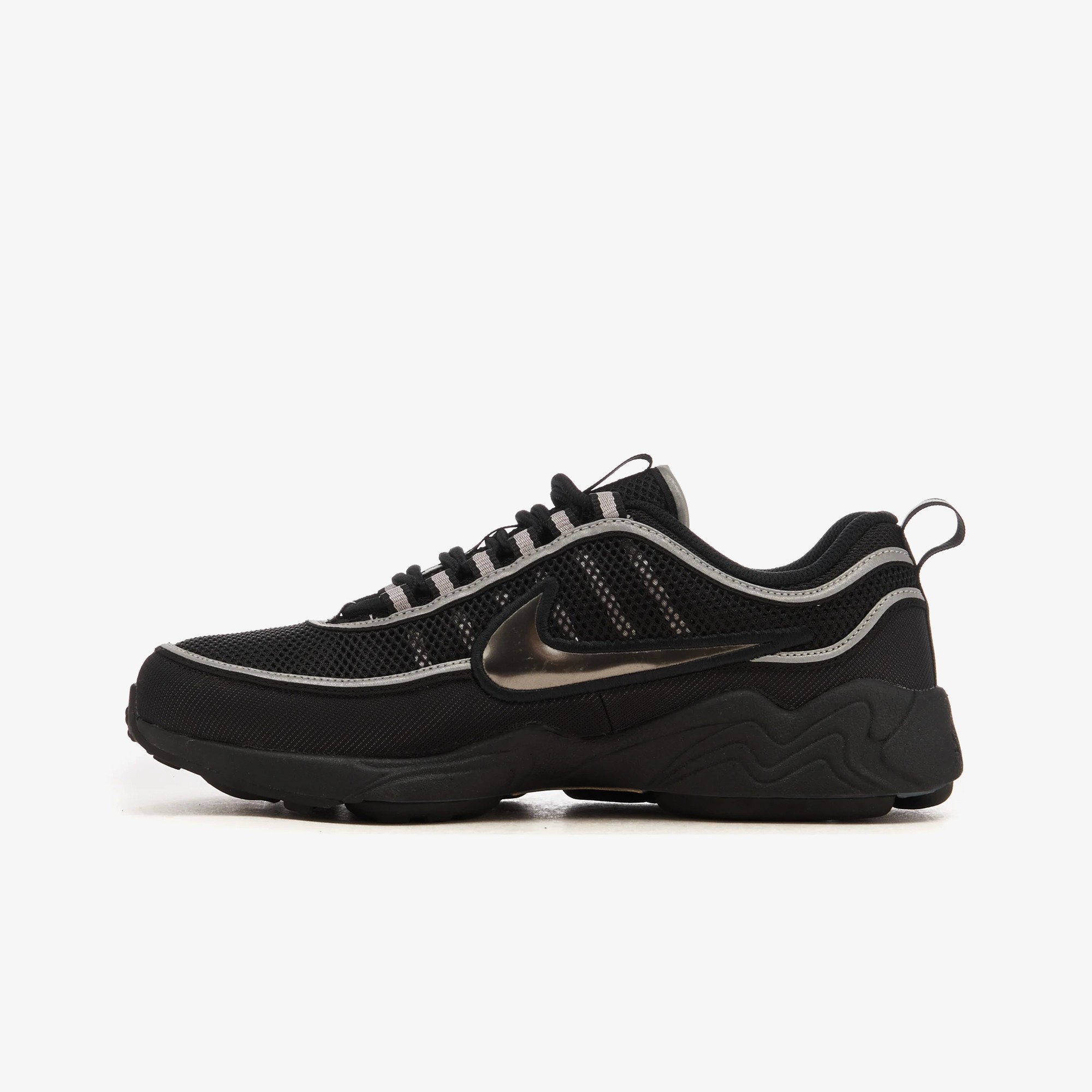 Air Zoom Spiridon 'Black Metallic Silver'