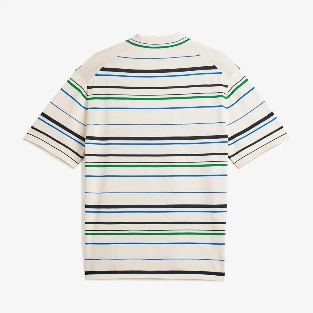 Wales Bonner x adidas Knit Polo T-shirt 'Wonder White' - WUNDER