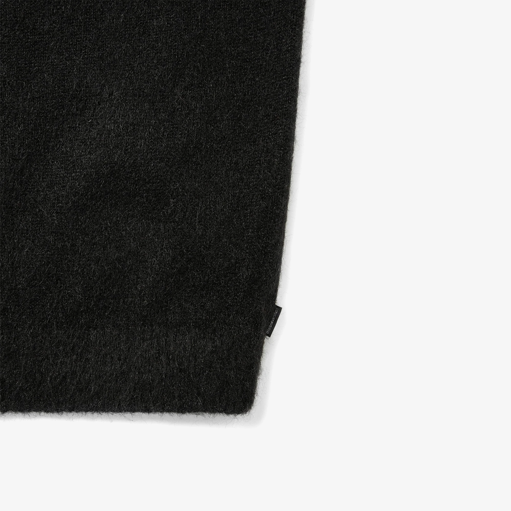 Hairy Knit Cardigan 'Black'