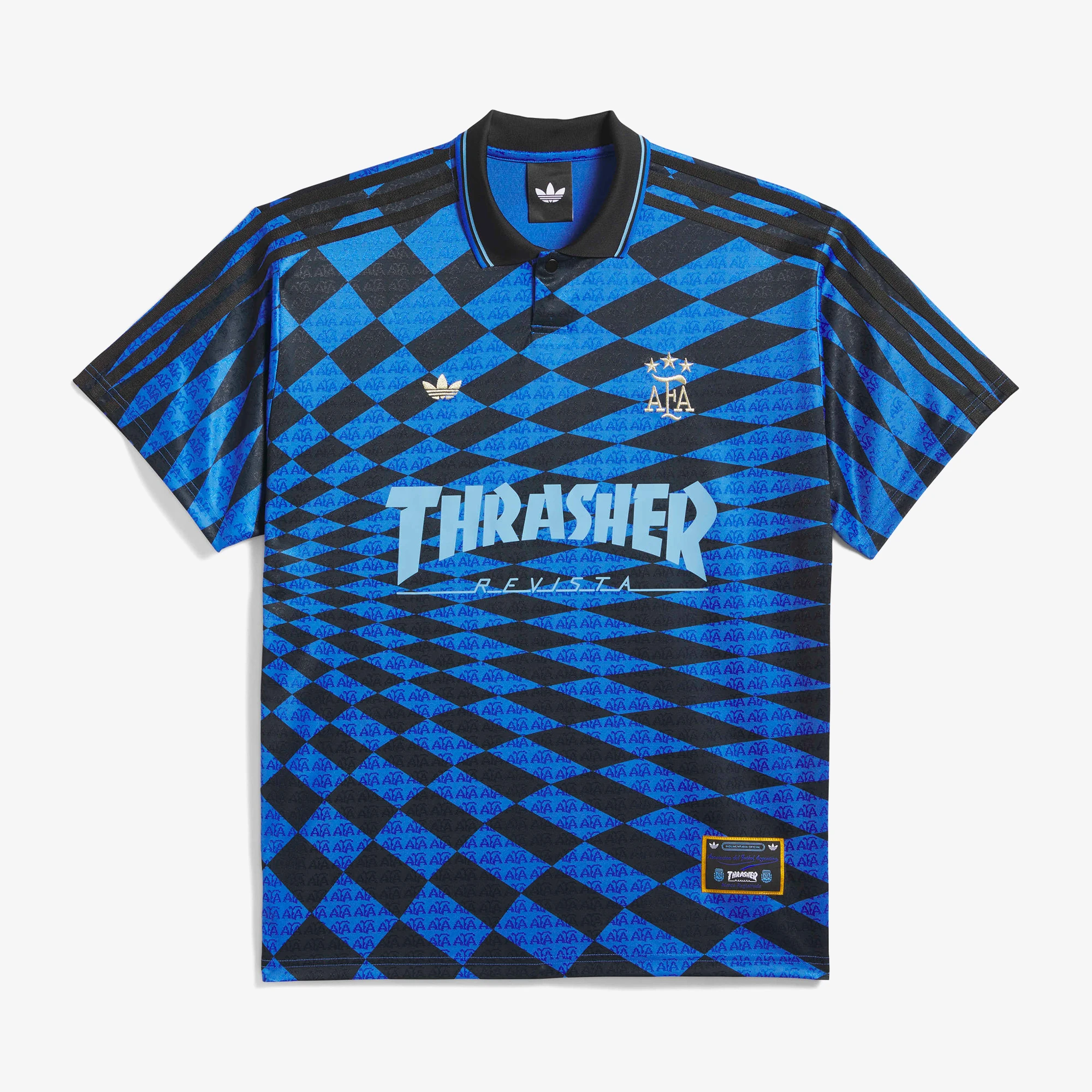 XLサイズ　 THRASHER AFA SOCCER JERSEY adidas x AFA Argentina x Thrasher Jersey 'Black & Blue' - WUNDER