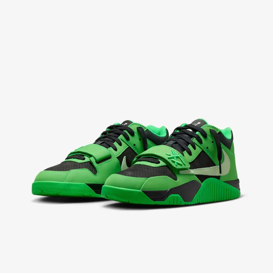 Travis Scott x Jordan Jumpman Jack T-Rexx 'Green Spark' - WUNDER
