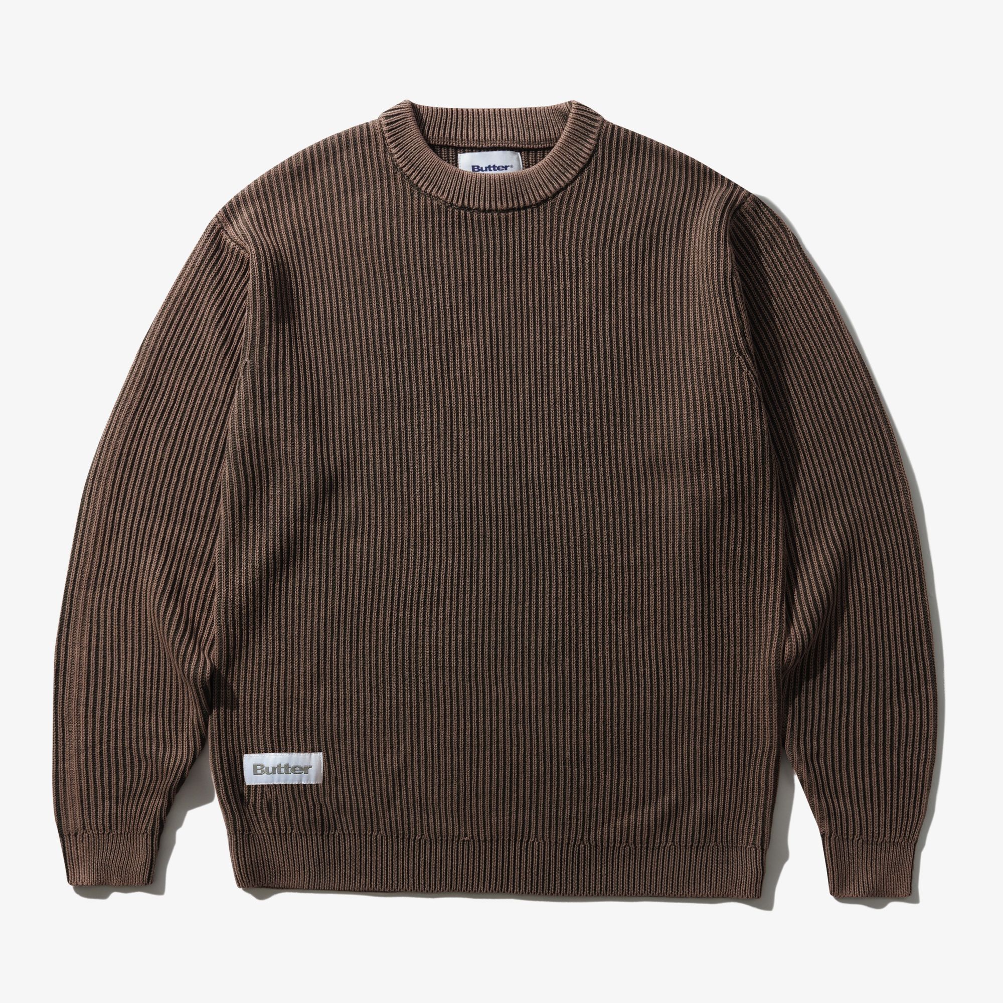 Bleach Knit Sweater 'Brown'