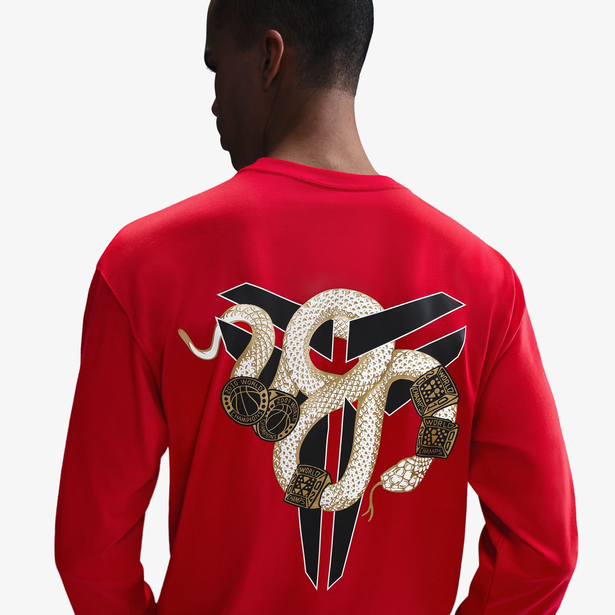 Kobe Year Of Mamba Max90 Long-Sleeve T-Shirt 'University Red'