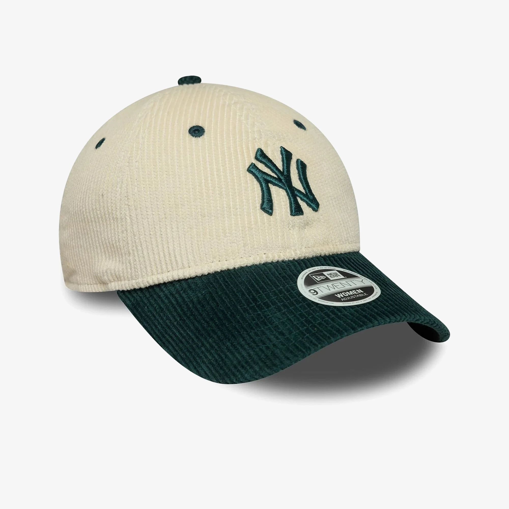 New York Yankees Cord 9TWENTY Adjustable Cap 'Cream Black'