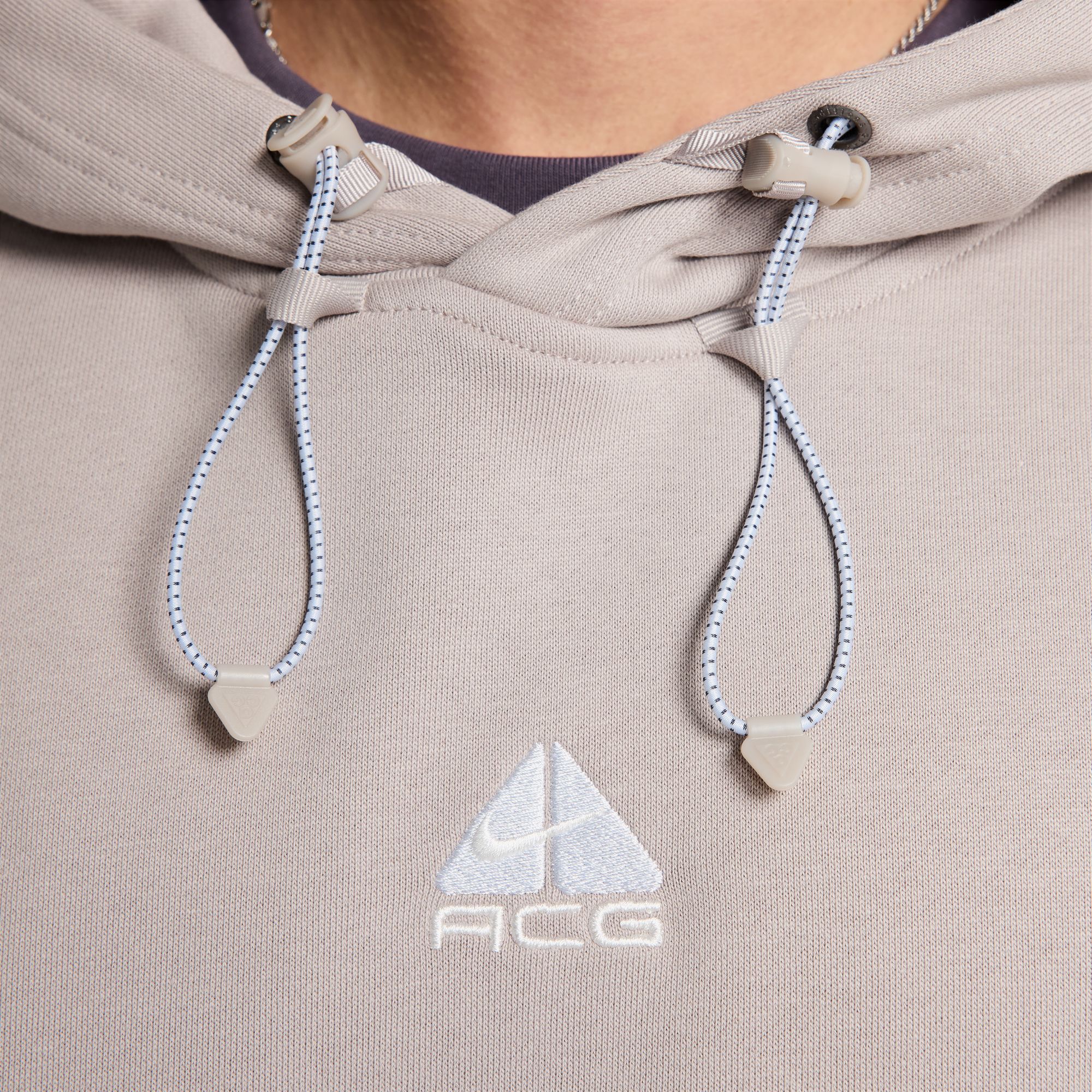 ACG Therma-FIT Fleece Pullover Hoodie 'College Grey'