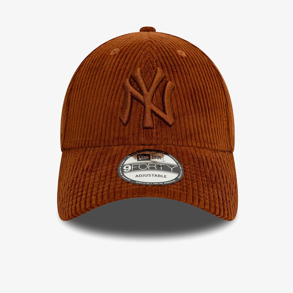 New York Yankees Cord 9FORTY Adjustable Cap 'Brown'