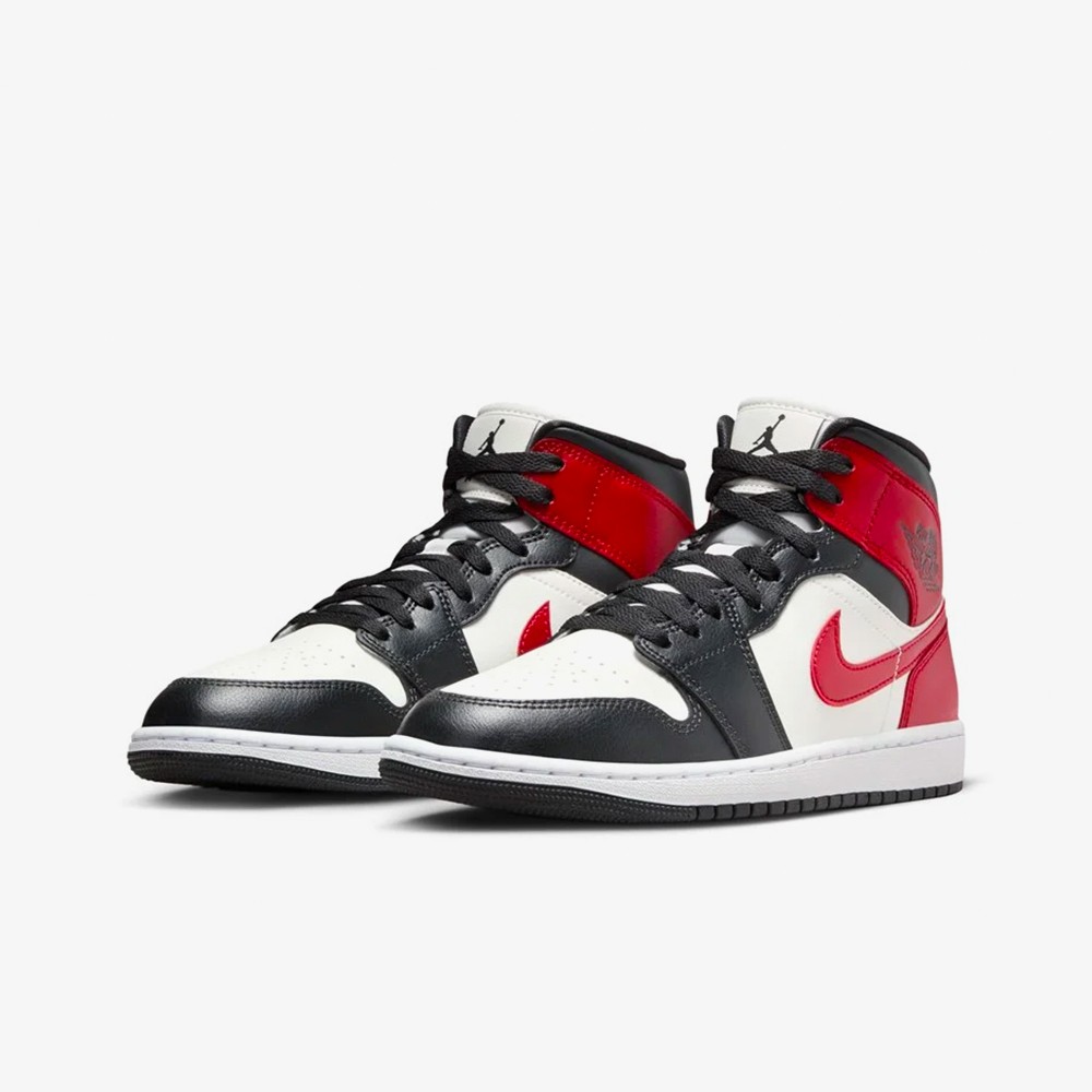Air Jordan 1 Mid 'Black Toe' (W)