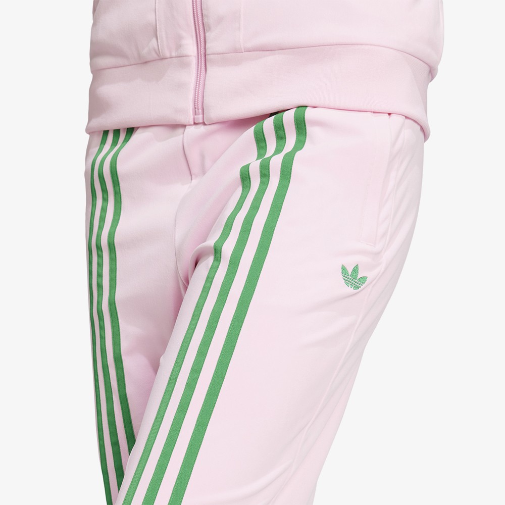 70s Velour Track Pants 'True Pink'