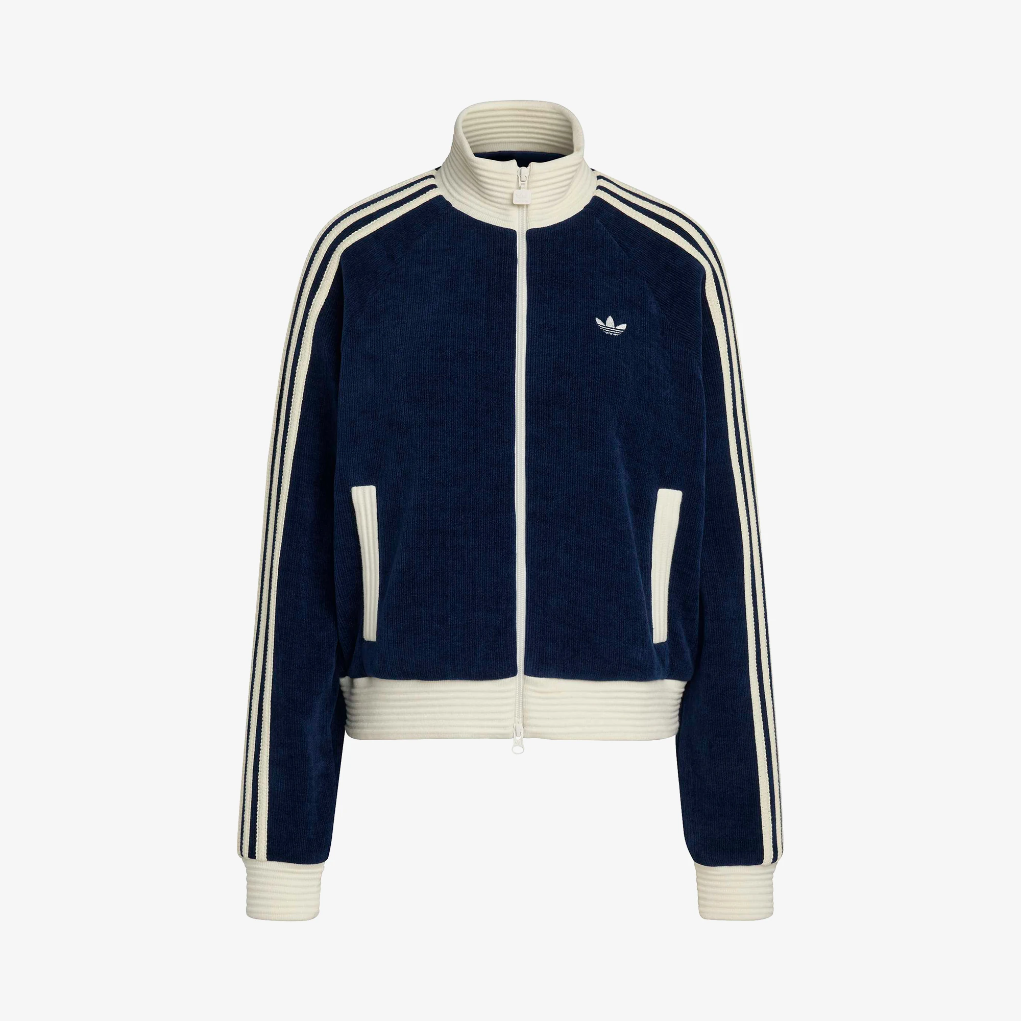 Velour Knit Track Top 'Night Indigo'