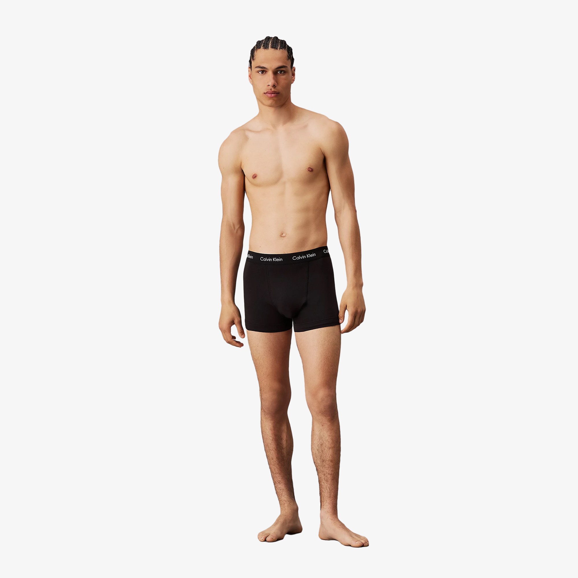 Cotton Stretch 3 Pack Trunks 