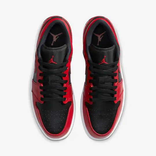 Jordan Air Jordan Kırmızı 1 Low 'Reverse Bred' Wunder'de! Kırmızı - 7. görsel