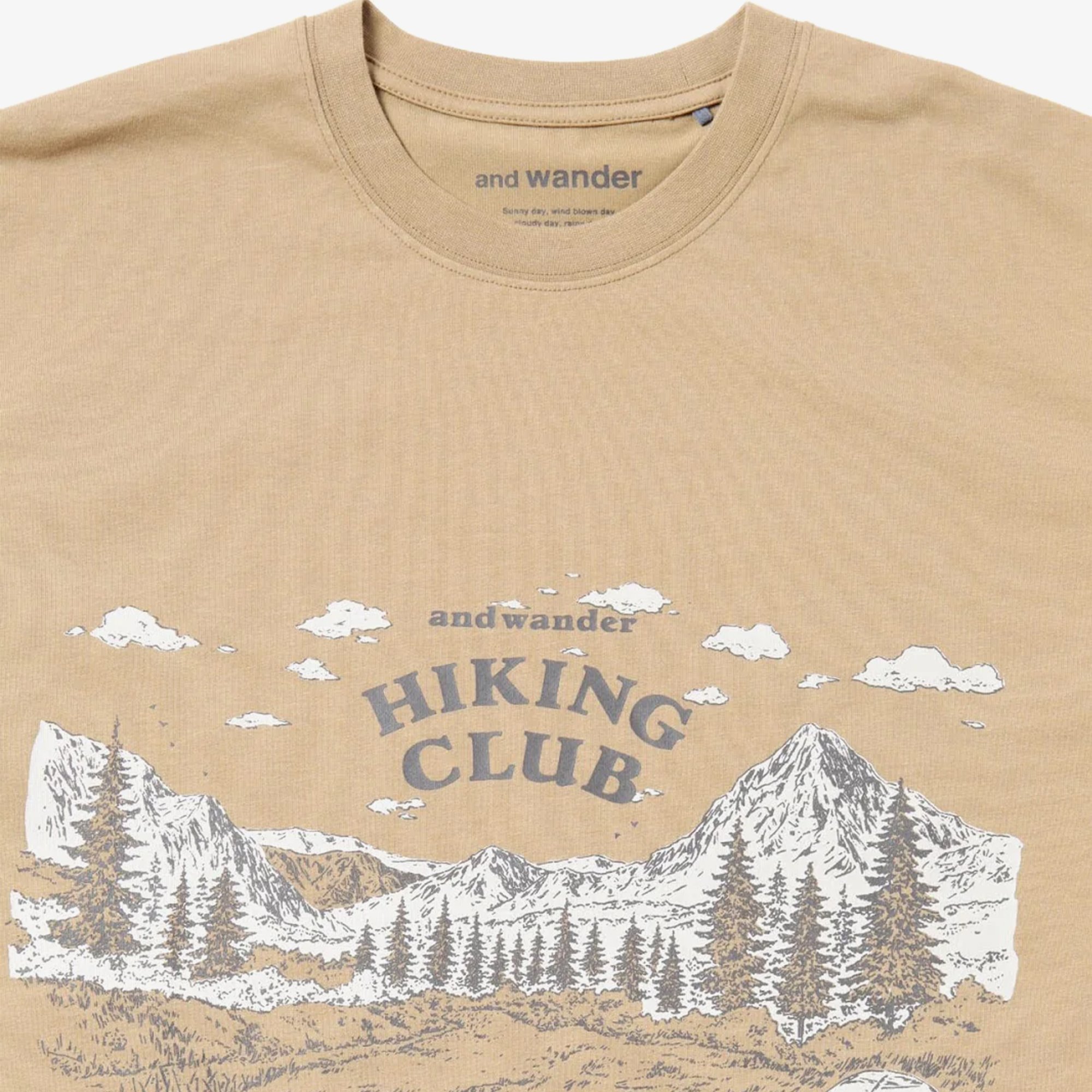 Hiking Club T-Shirt 'Light Brown'