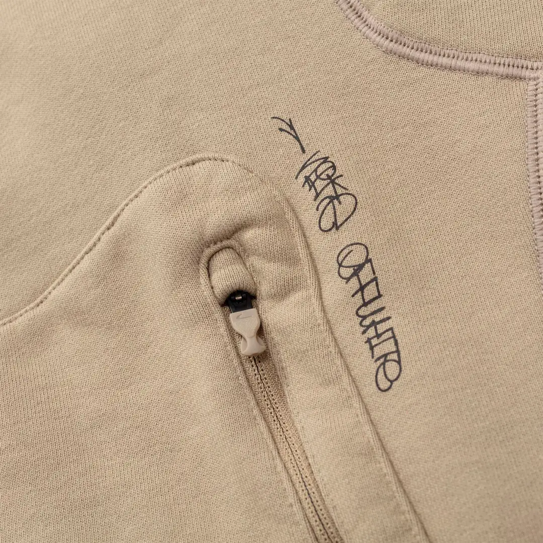Nike x Off-White Fleece Hoodie 'Khaki' - WUNDER