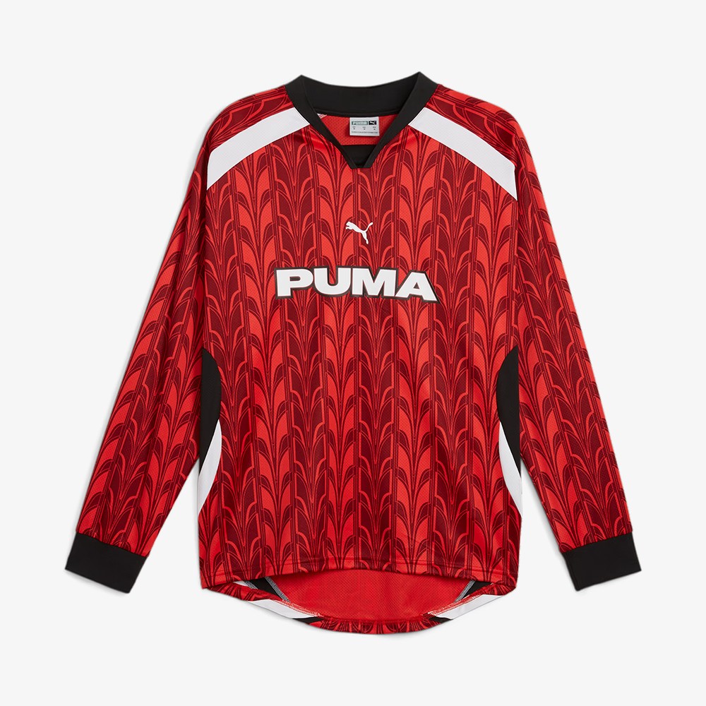 Long Sleeve Football Jersey 'Intense Red'