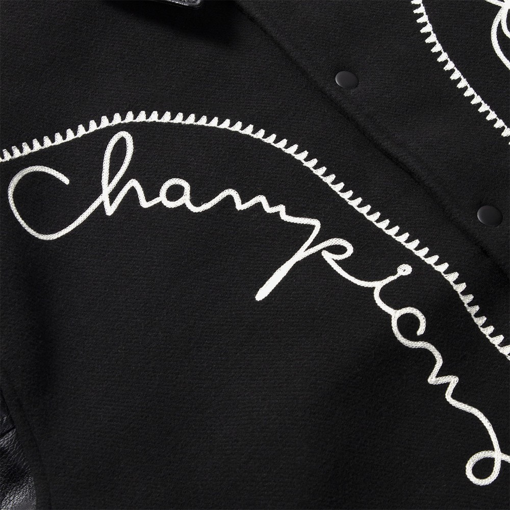 Champion x Angelo Baque Bomber Jacket 'Black'