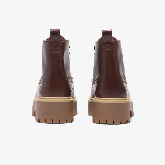 Stone Street Mid Lace Up Boot 'Burgundy' - Görsel 5