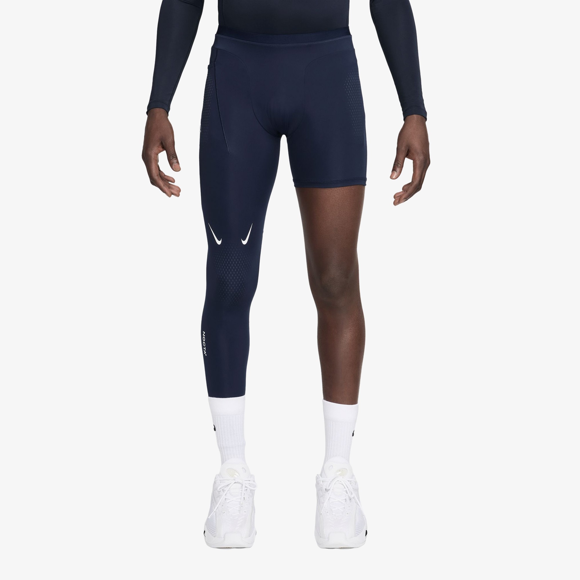 Nike x NOCTA Single Leg Basketball Tights 'Navy'