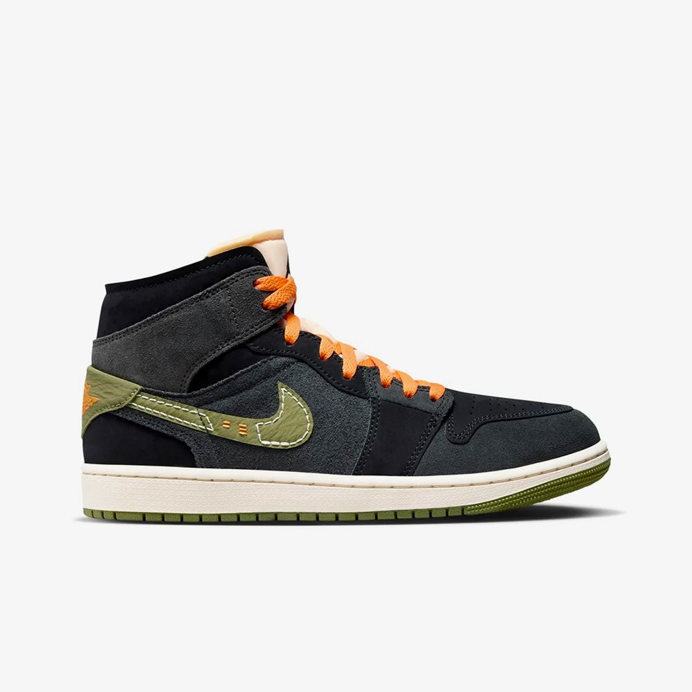 Air Jordan 1 Mid SE Craft 'Anthracite Light Olive'