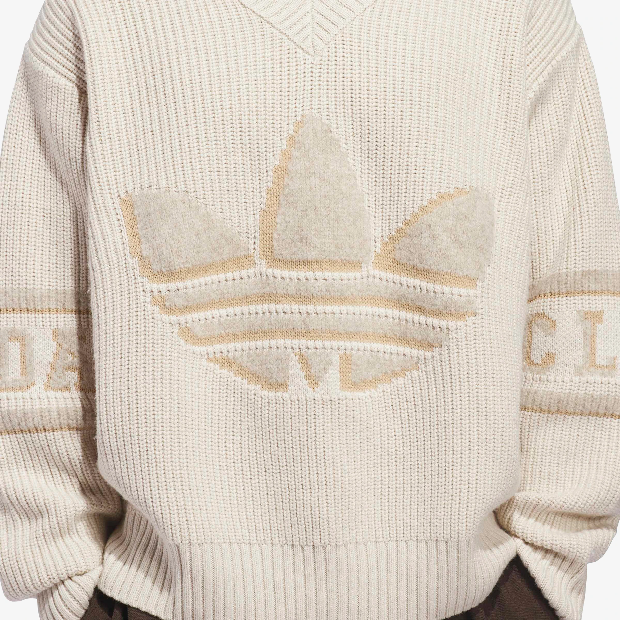 adidas x CLOT Knit Sweatshirt 'Beige'