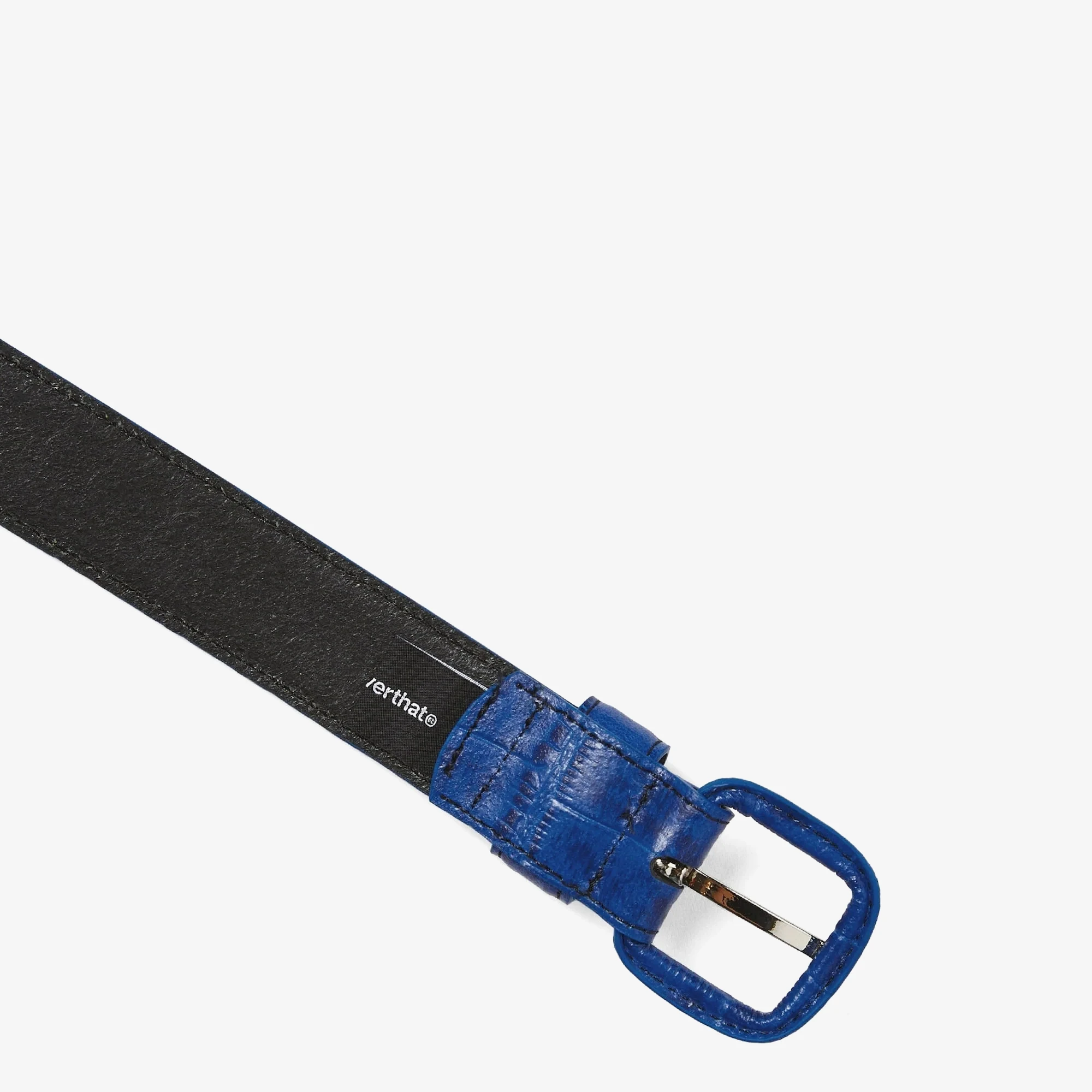 Croc Belt 'Blue'