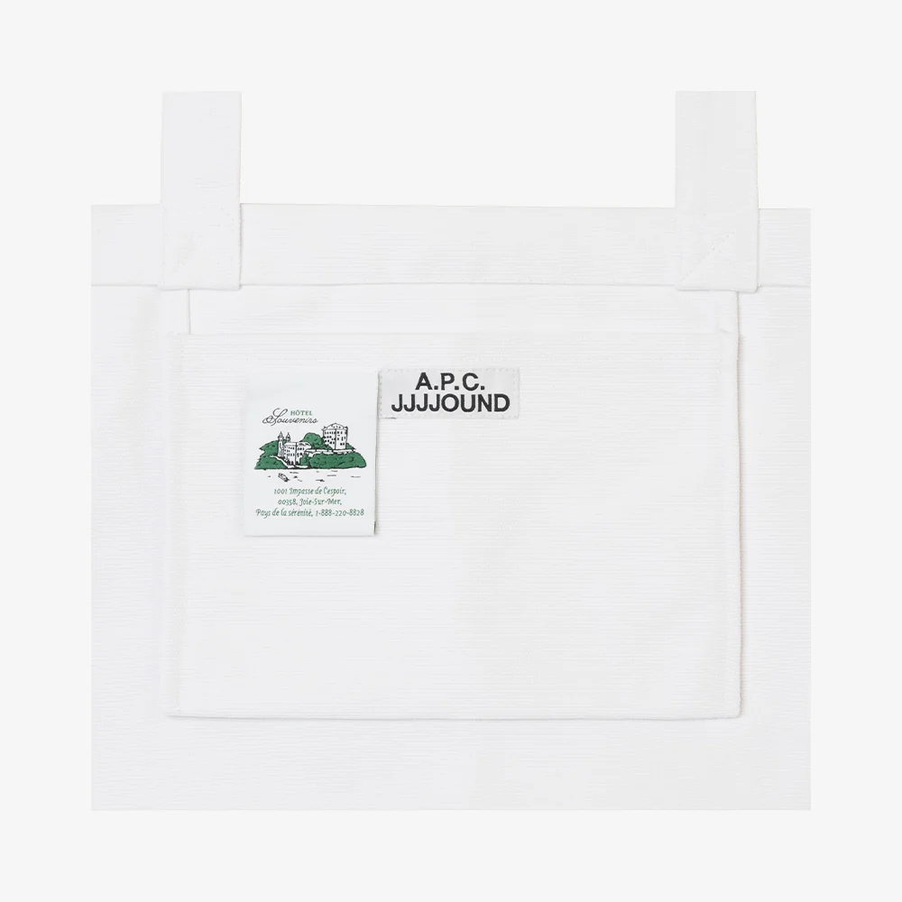 JJJJound x A.P.C. Tote Bag 'White' - WUNDER