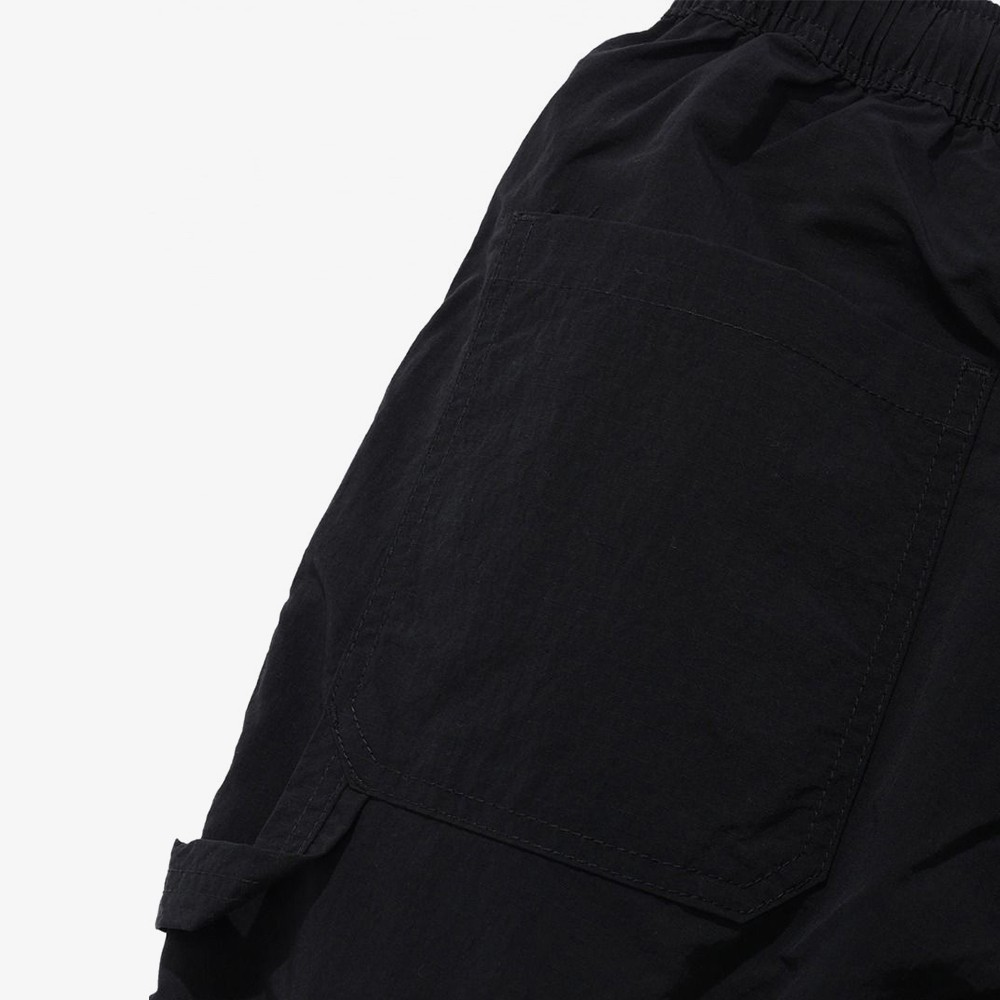 Textured Nylon Work Trousers 'Black'