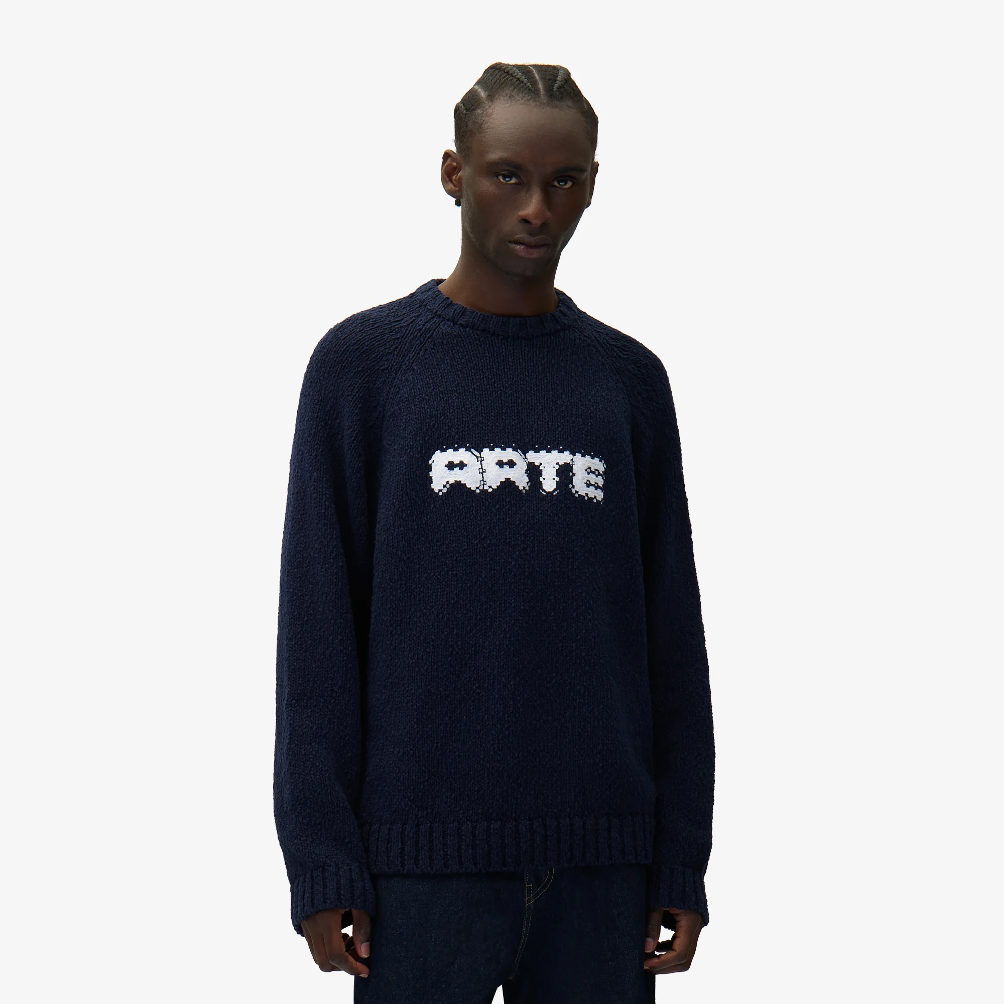 Pixel Front Knit 'Navy'