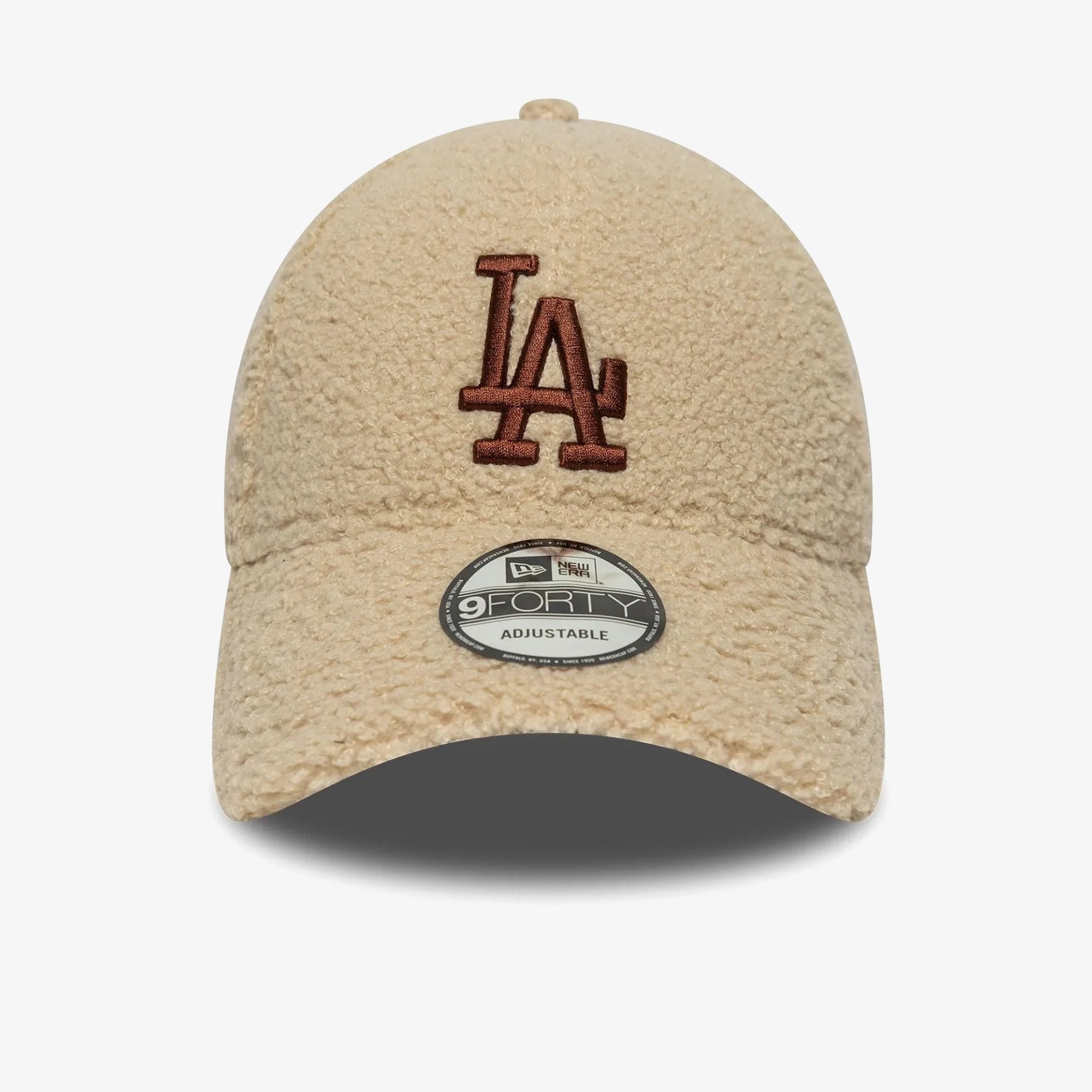 LA Dodgers Borg 9FORTY Adjustable Cap 'Beige'