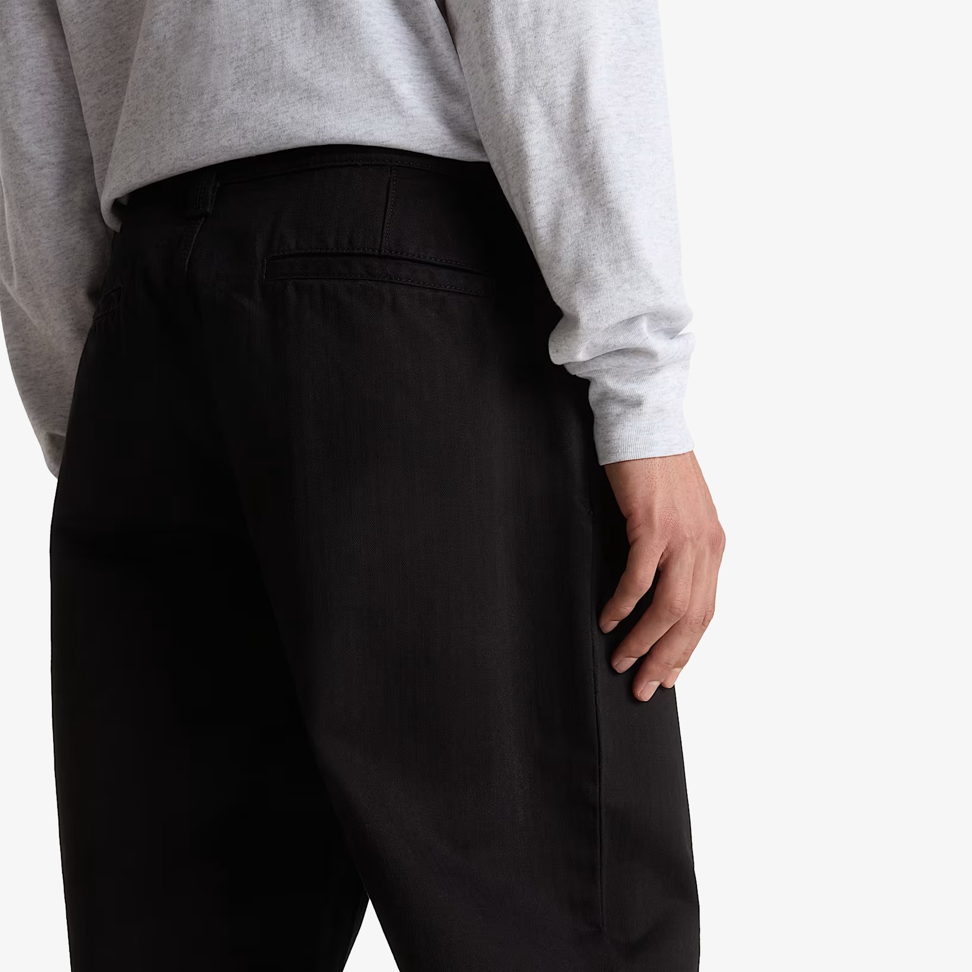 Skate Loose Pleated Pant 'Black'