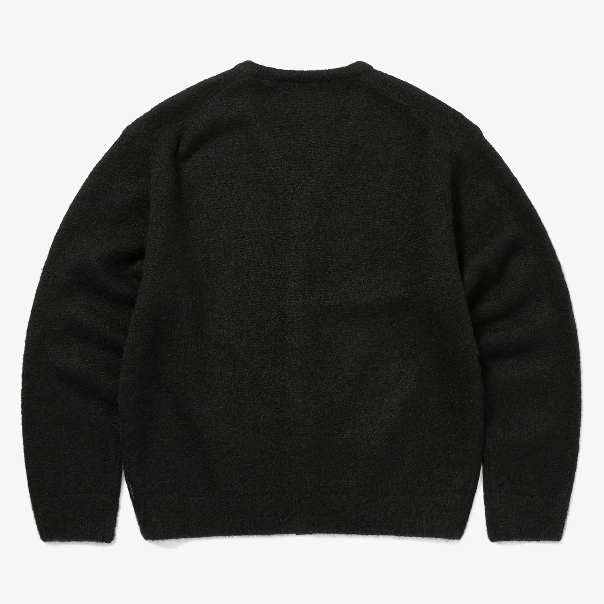 Hairy Knit Cardigan 'Black'