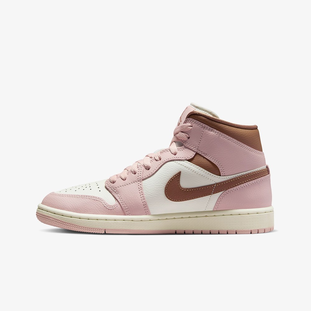 Air Jordan 1 Mid 'Pink Oxford' (W)