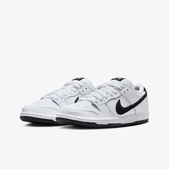 SB Dunk Low Pro 'White Black' - Görsel 5