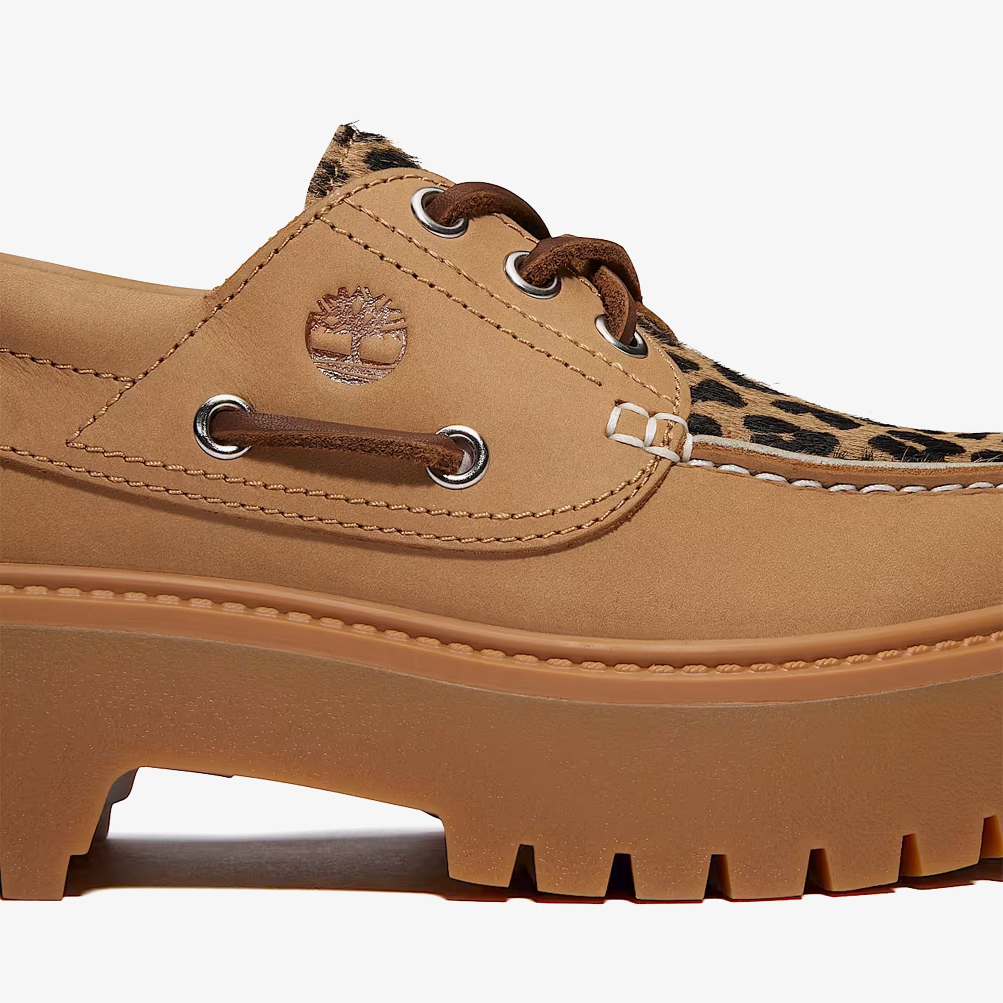 Stone Street Boat Leopard Pattern 'Medium Beige'