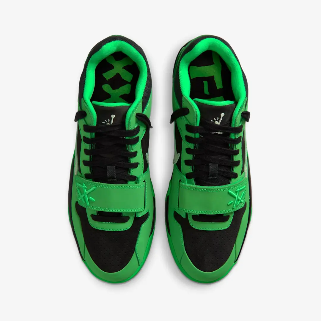 Travis Scott x Jordan Jumpman Jack T-Rexx 'Green Spark' - WUNDER