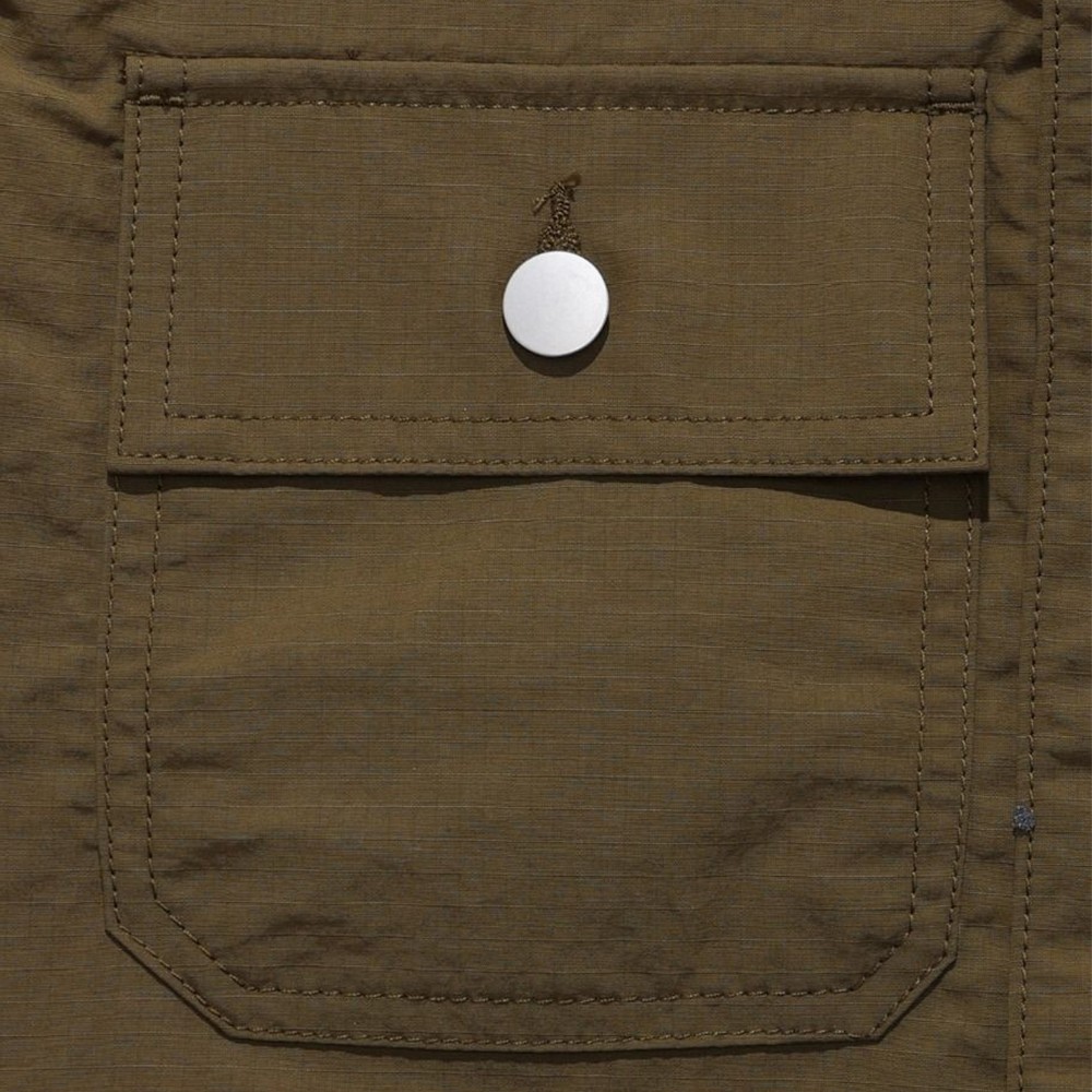 Texture Nylon Work Jacket 'Military Olive'