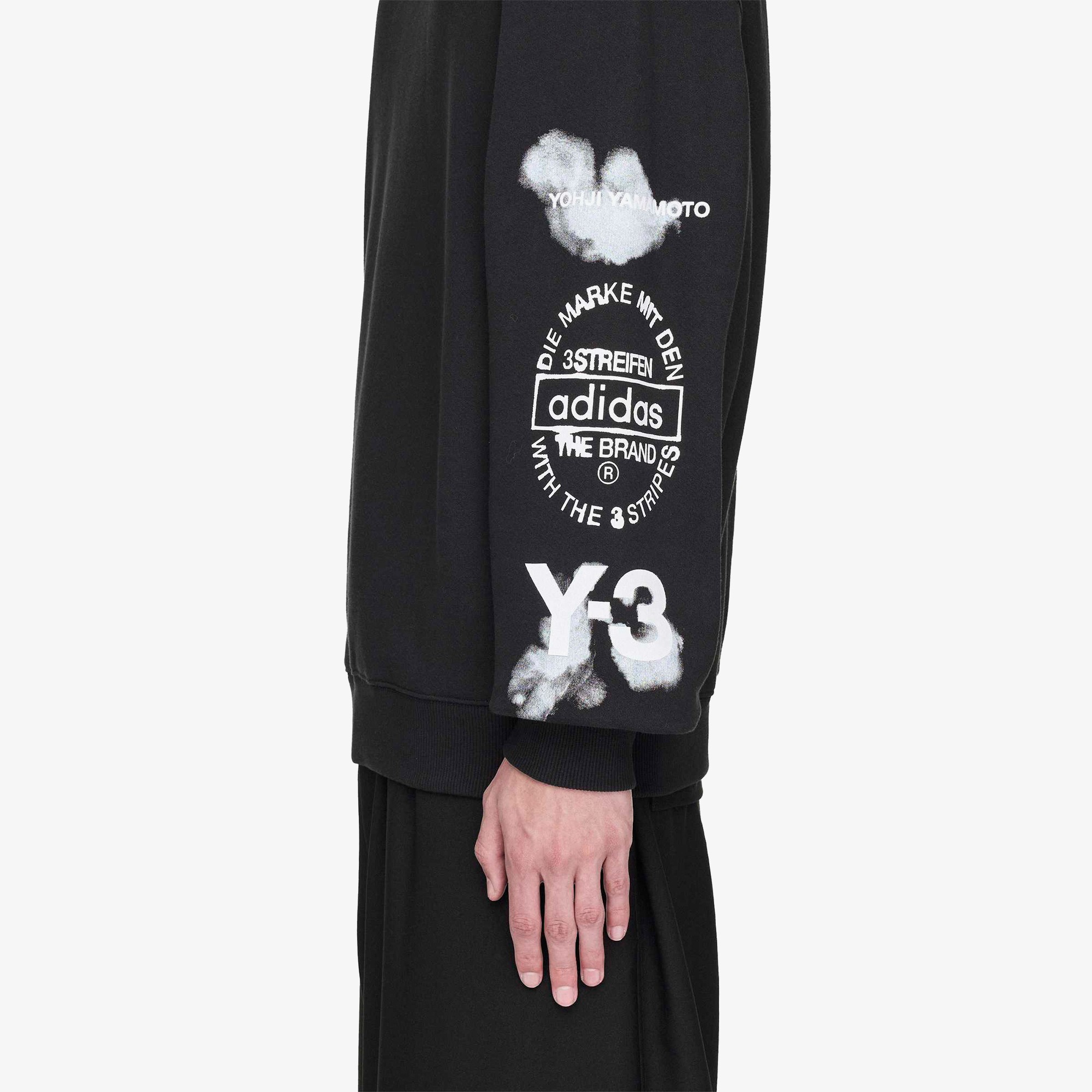 Graphic Crew Sweatshirt 'Black'