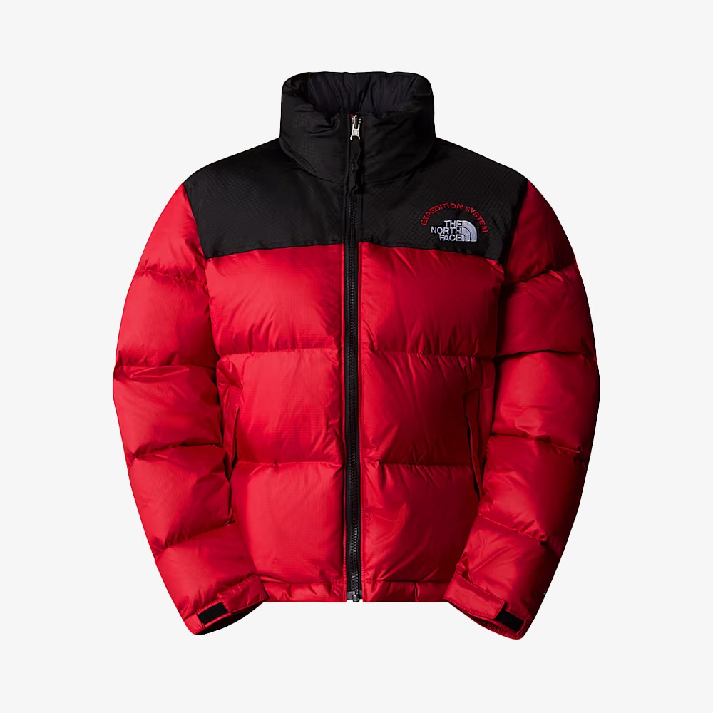 1996 Retro Nuptse Jacket Red W