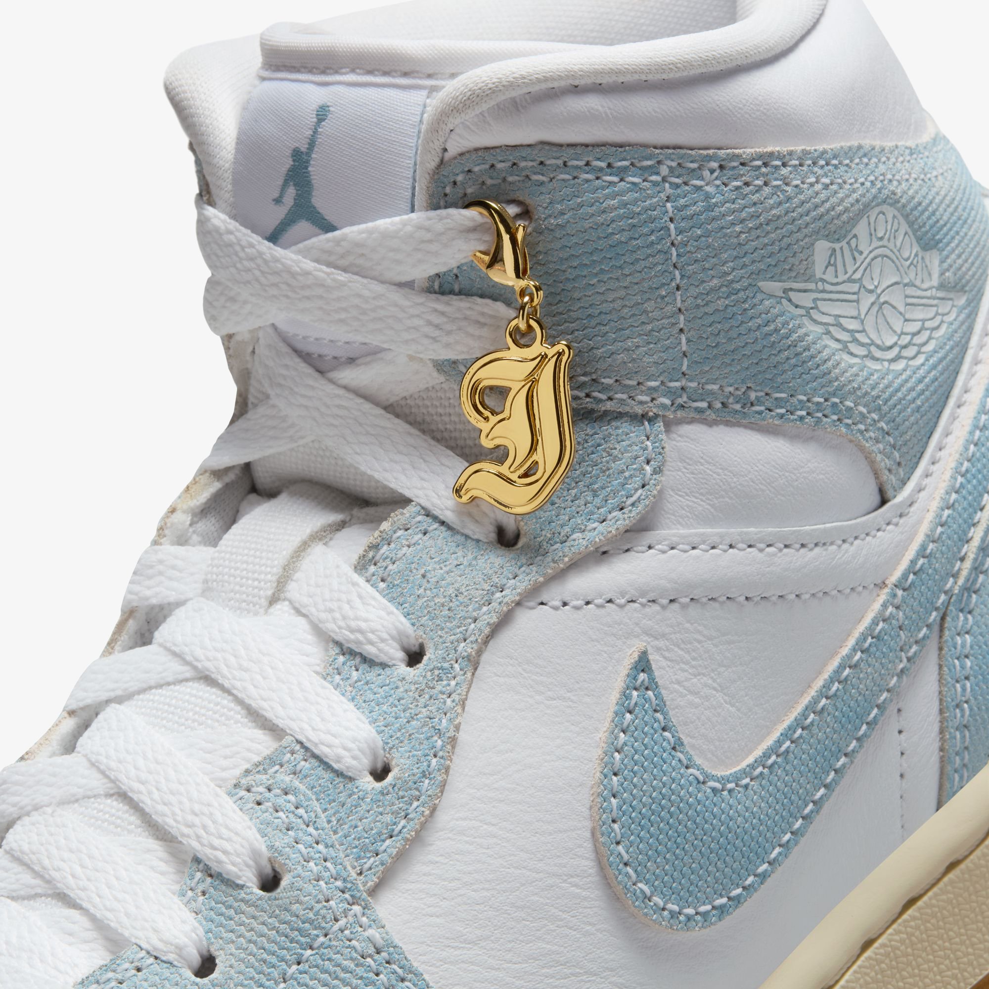 Air Jordan 1 Mid 'Denim Gum'