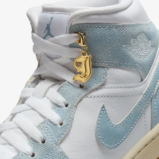 Air Jordan 1 Mid 'Denim Gum' - Görsel 9