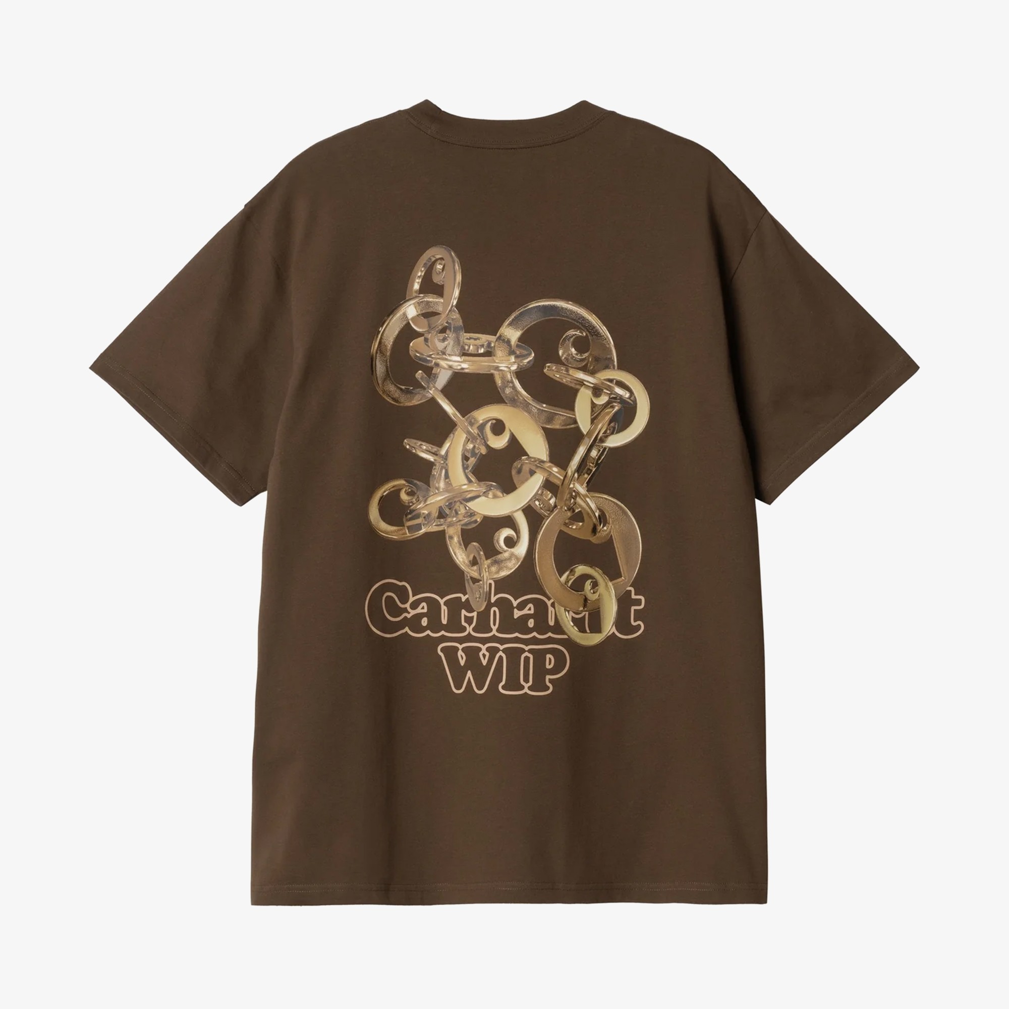 Linked Charms T-Shirt 'Brown'