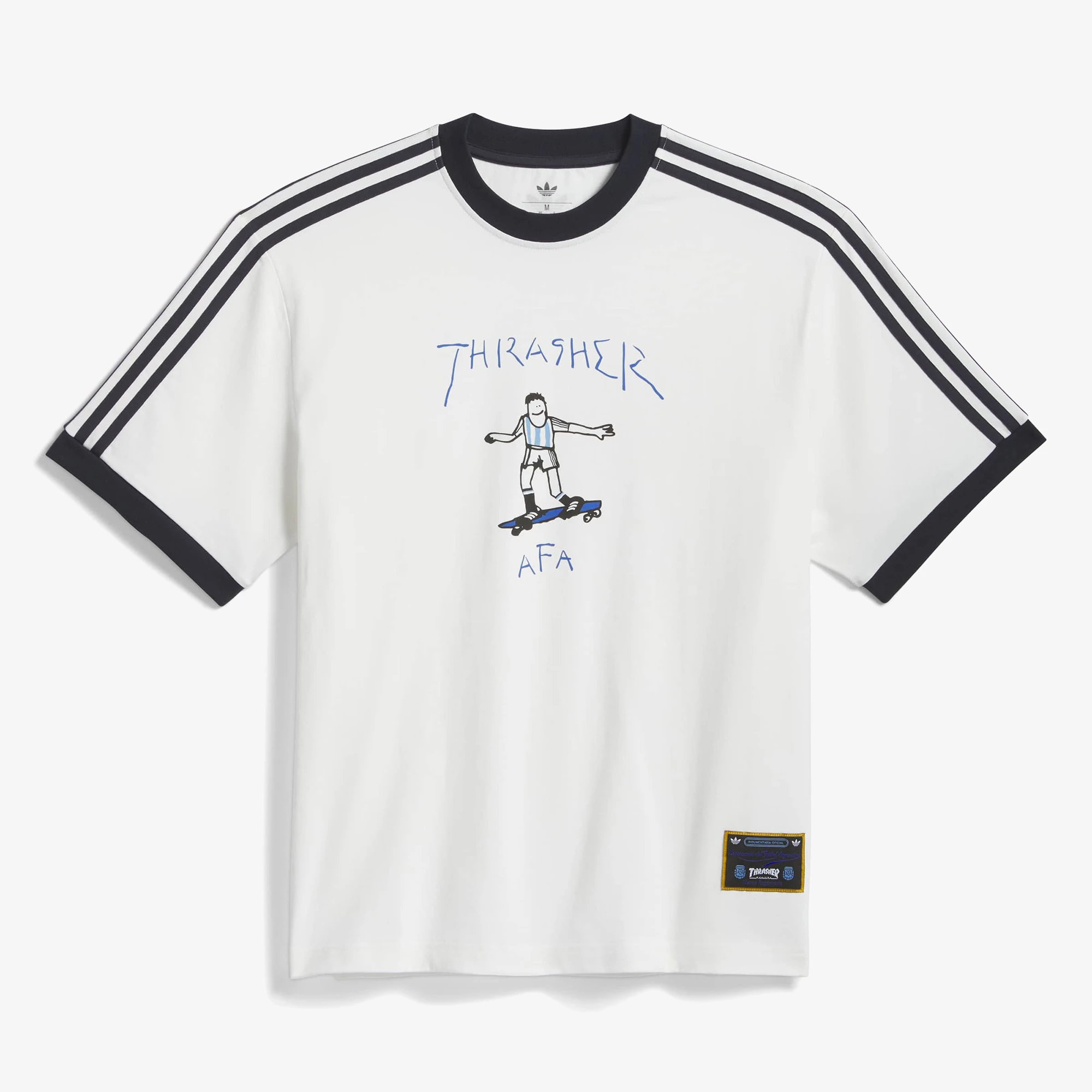 XLサイズ　 THRASHER AFA SOCCER JERSEY adidas x AFA Argentina x Thrasher Tee 'Core White' - WUNDER
