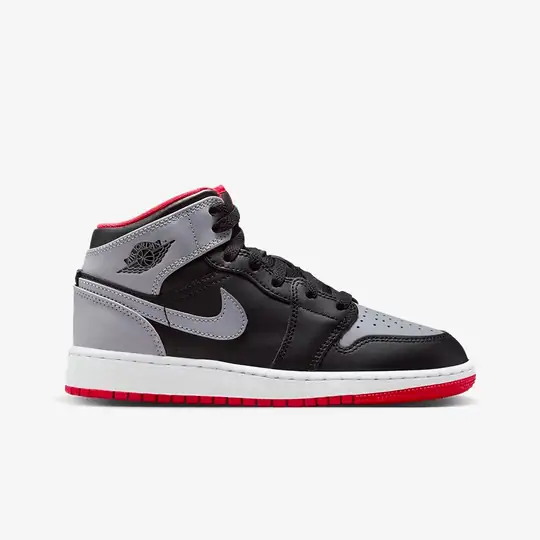 Air Jordan 1 Mid 'Cement Grey' (GS) - Görsel 2