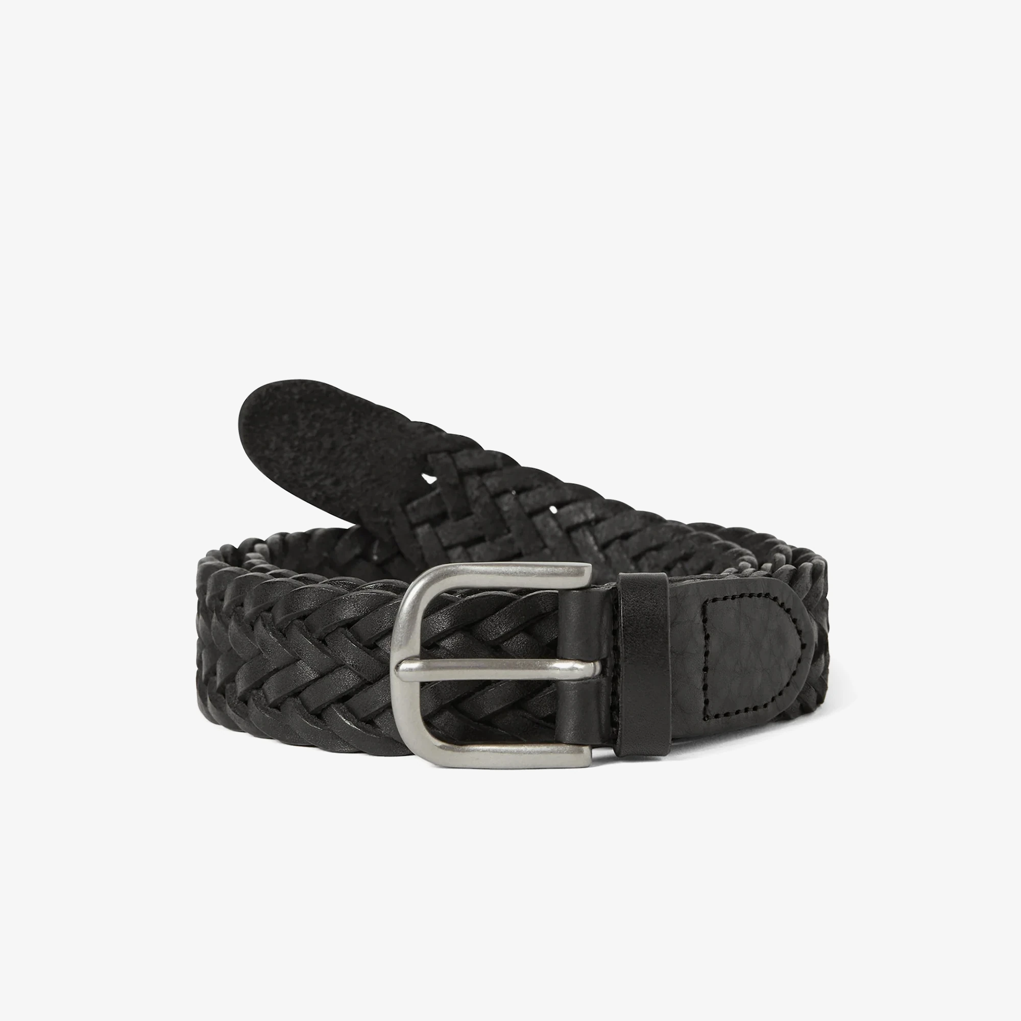 Leather Mesh Belt 'Black'