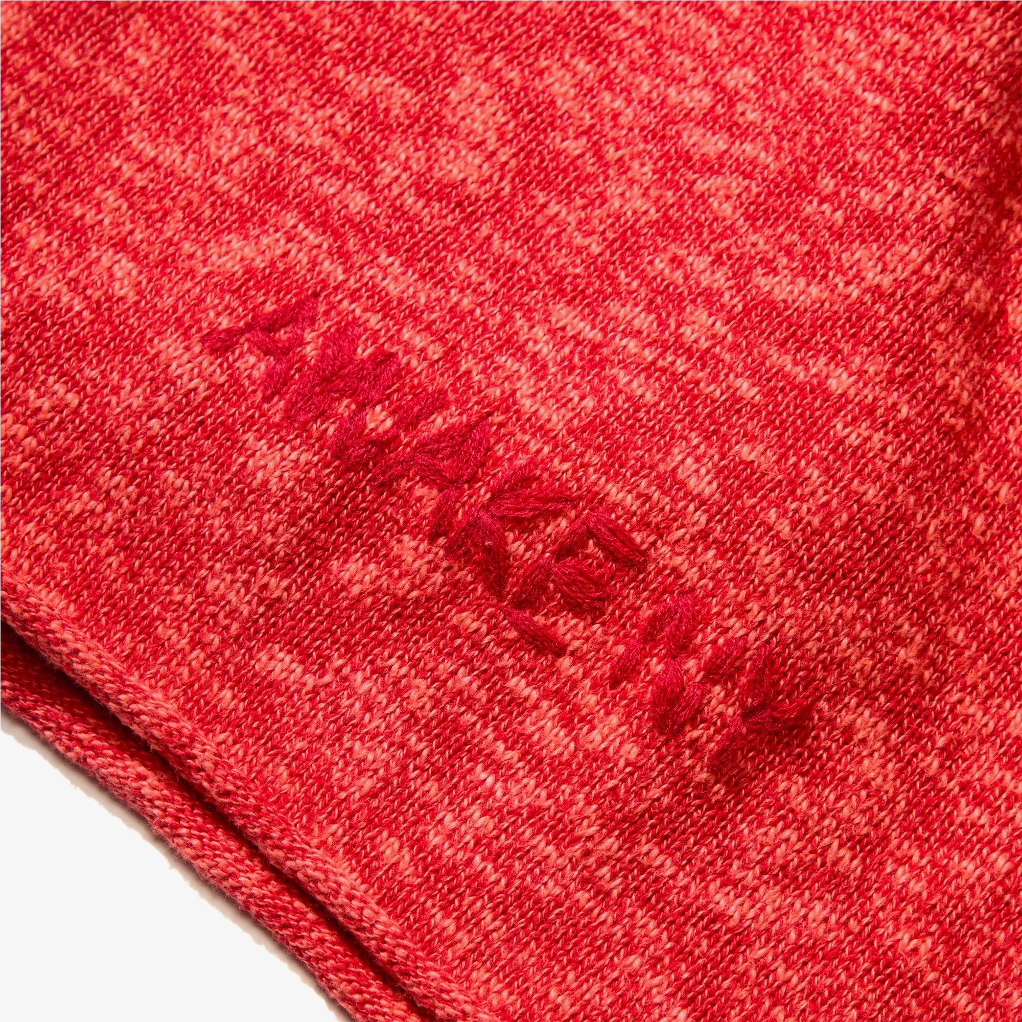 Awake NY Hand Dip-Dyed Knit Sweater 'Red' - WUNDER