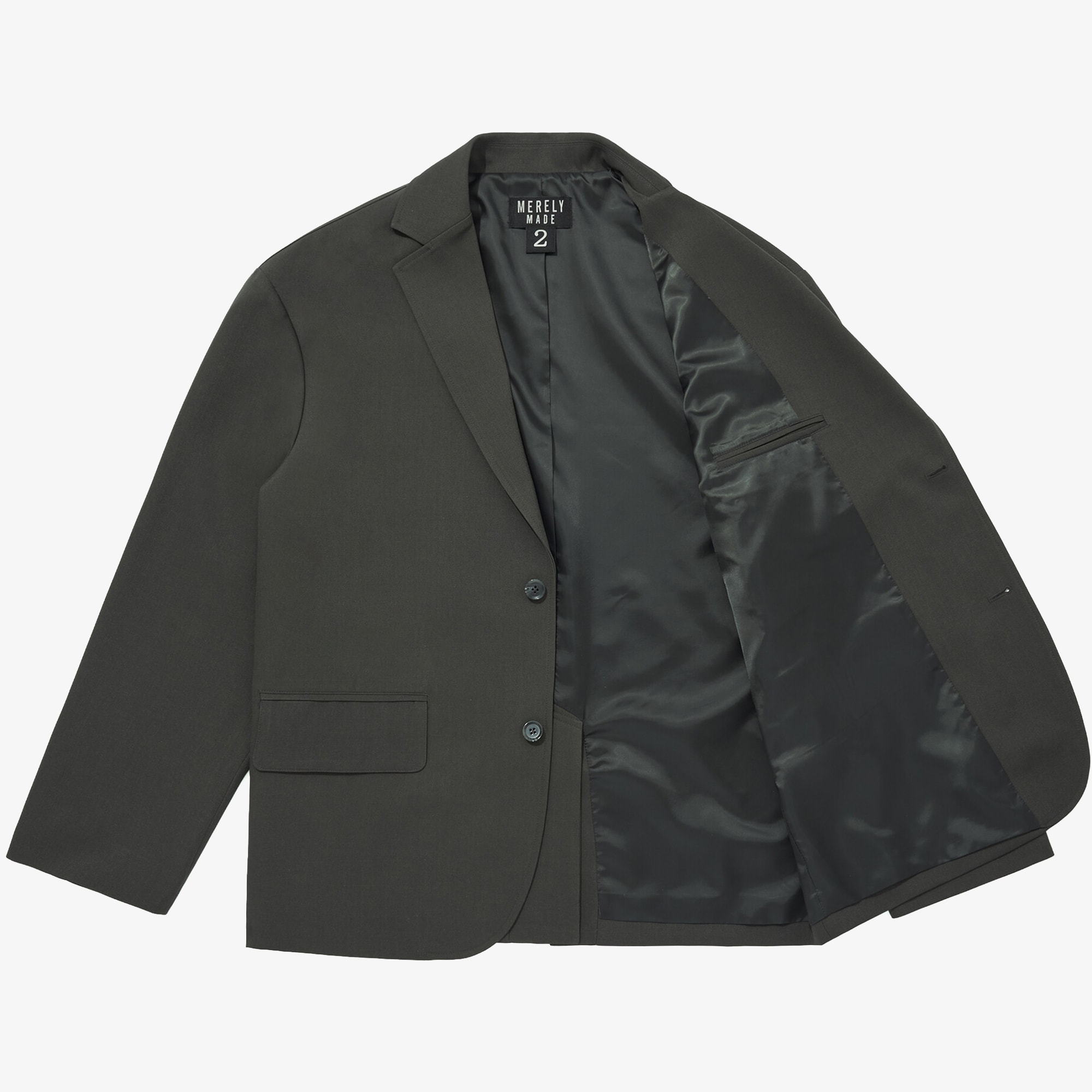 Merely US Informal Blazer 'Asphalt Grey'