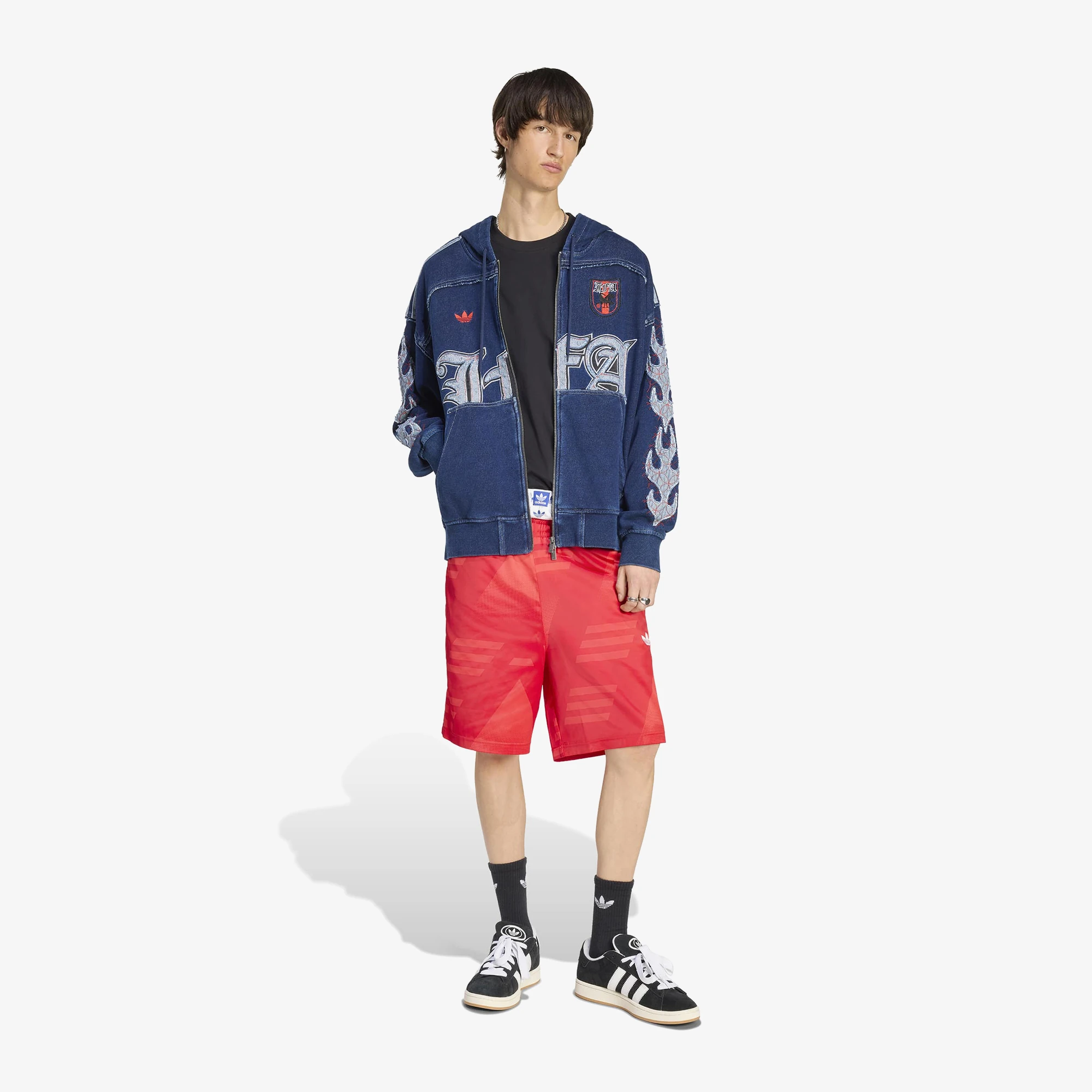 adidas FIFA World Cup 26™ Japan Hoodie 'Indigo Denim' - WUNDER