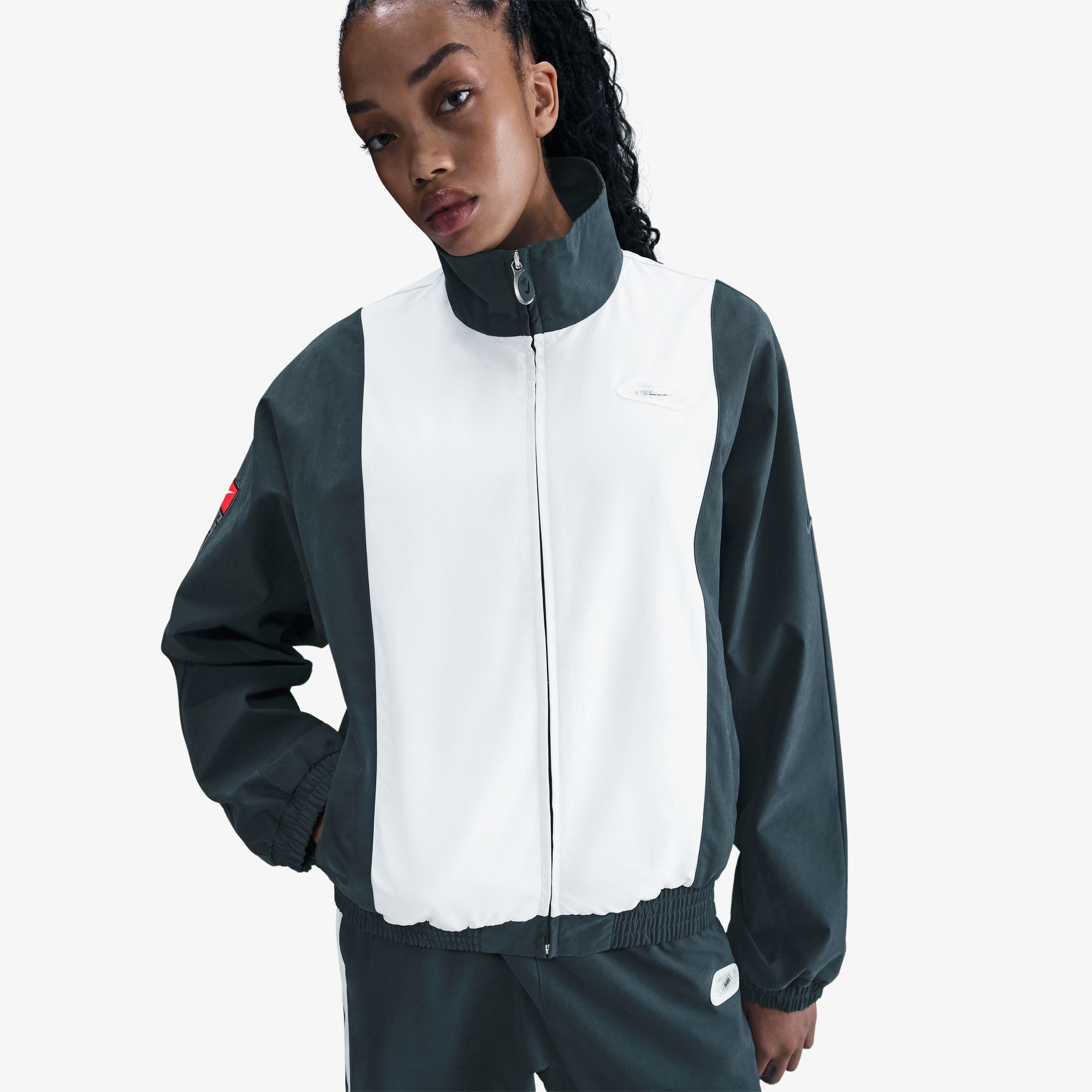 Nike x Patta Track Jacket 'Deep Ocean White'