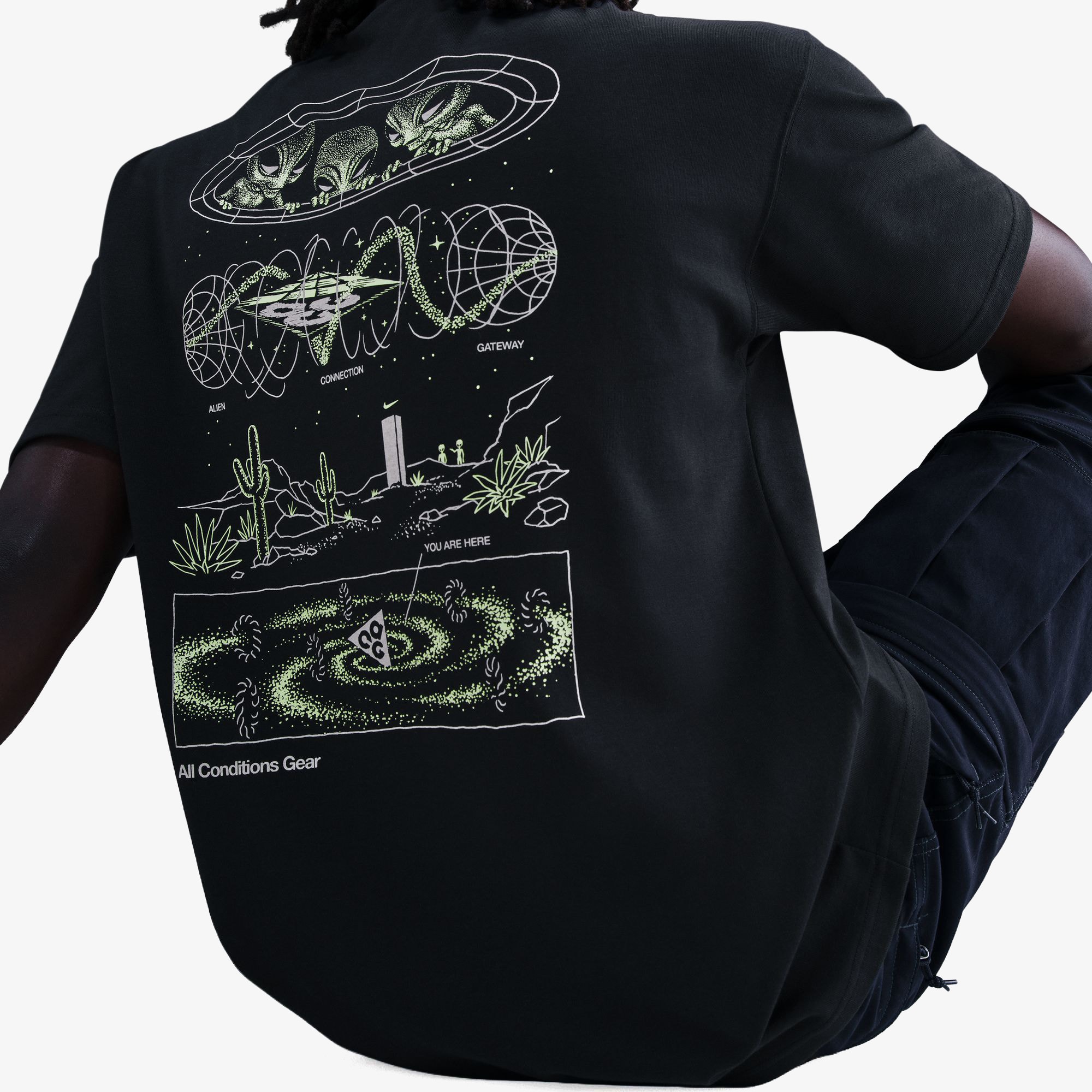 ACG Mystery Lights T-Shirt 'Black'